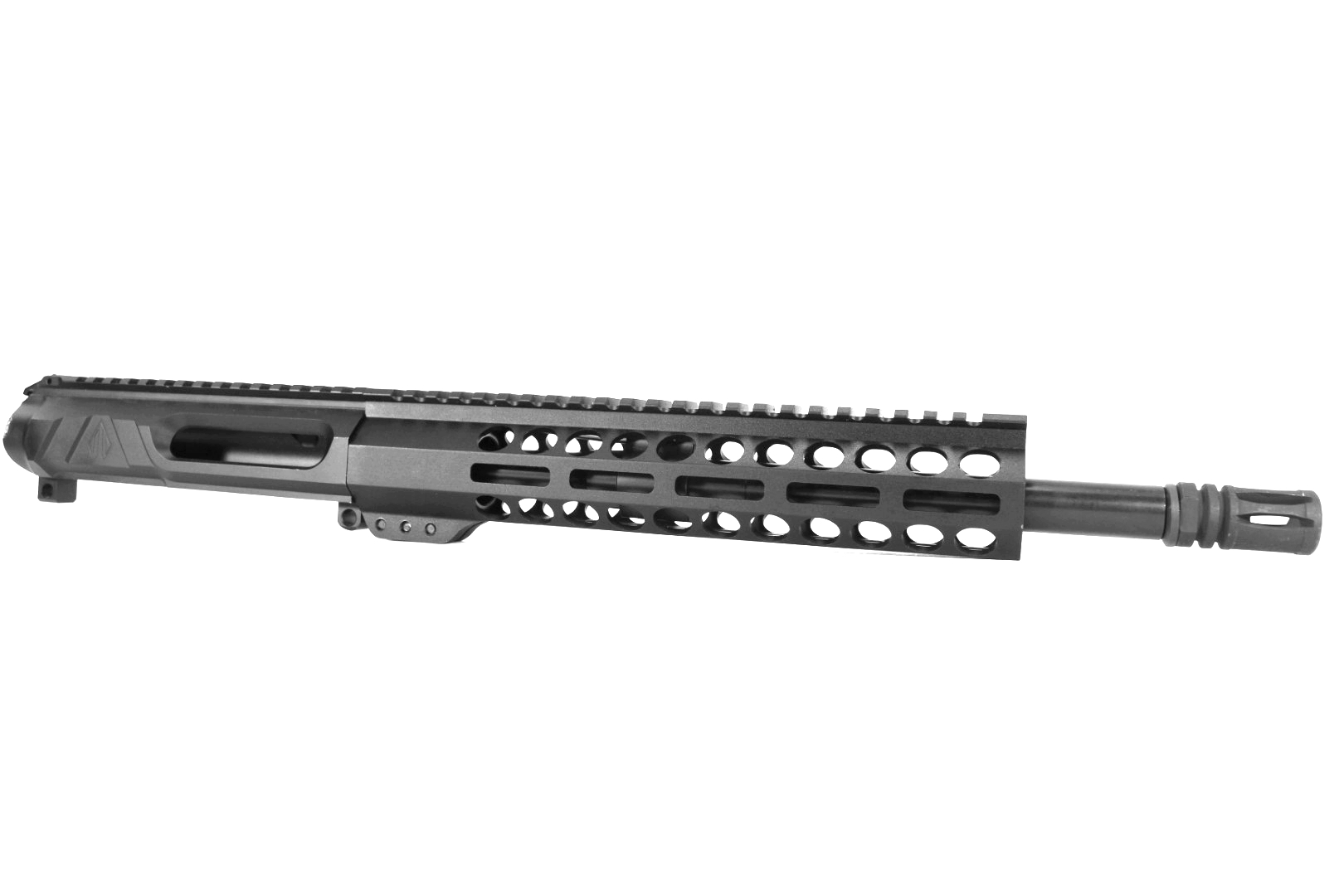 12.5 inch AR-15 Non Reciprocating Side Charging 9x39 Pistol Length M-LOK Keymod Melonite Upper