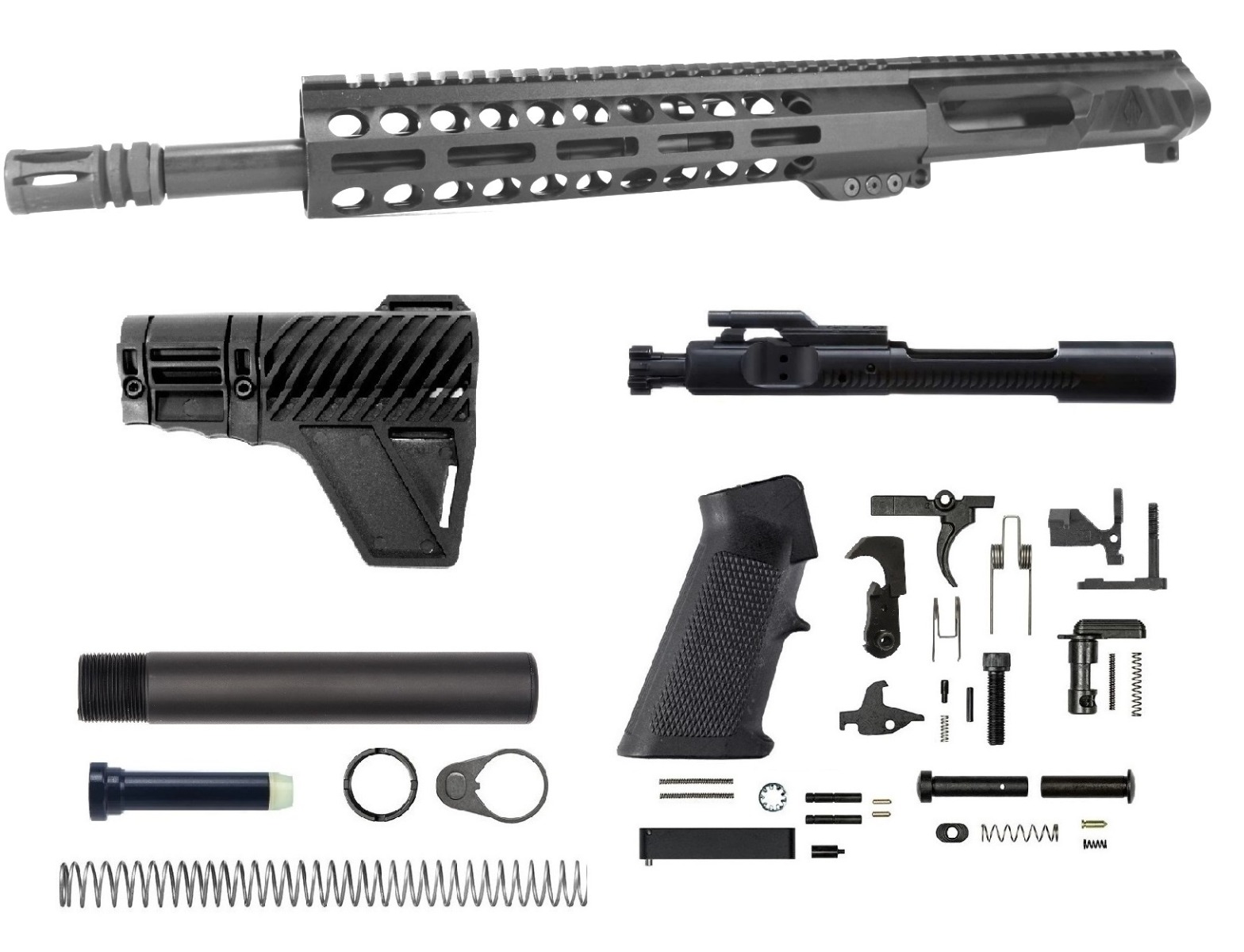 12.5 inch 6.5 Grendel Left Hand Side Charging Upper Kit 
