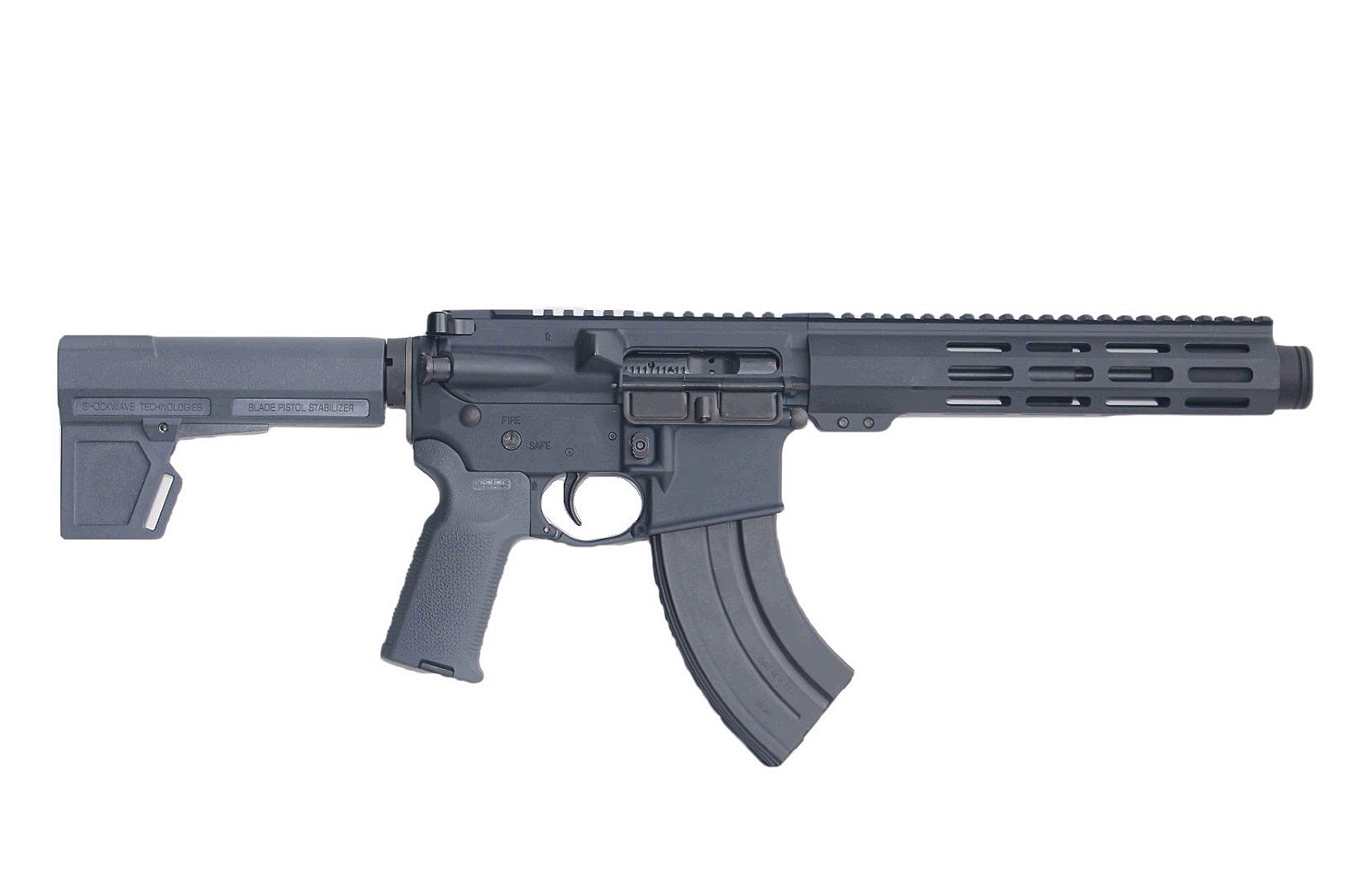 7.5 inch 7.62x39 AR-15 Pistol | Stealth Gray