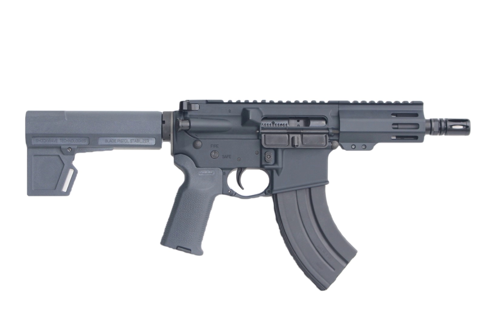 5 inch 7.62x39 AR-15 Pistol | Stealth Gray