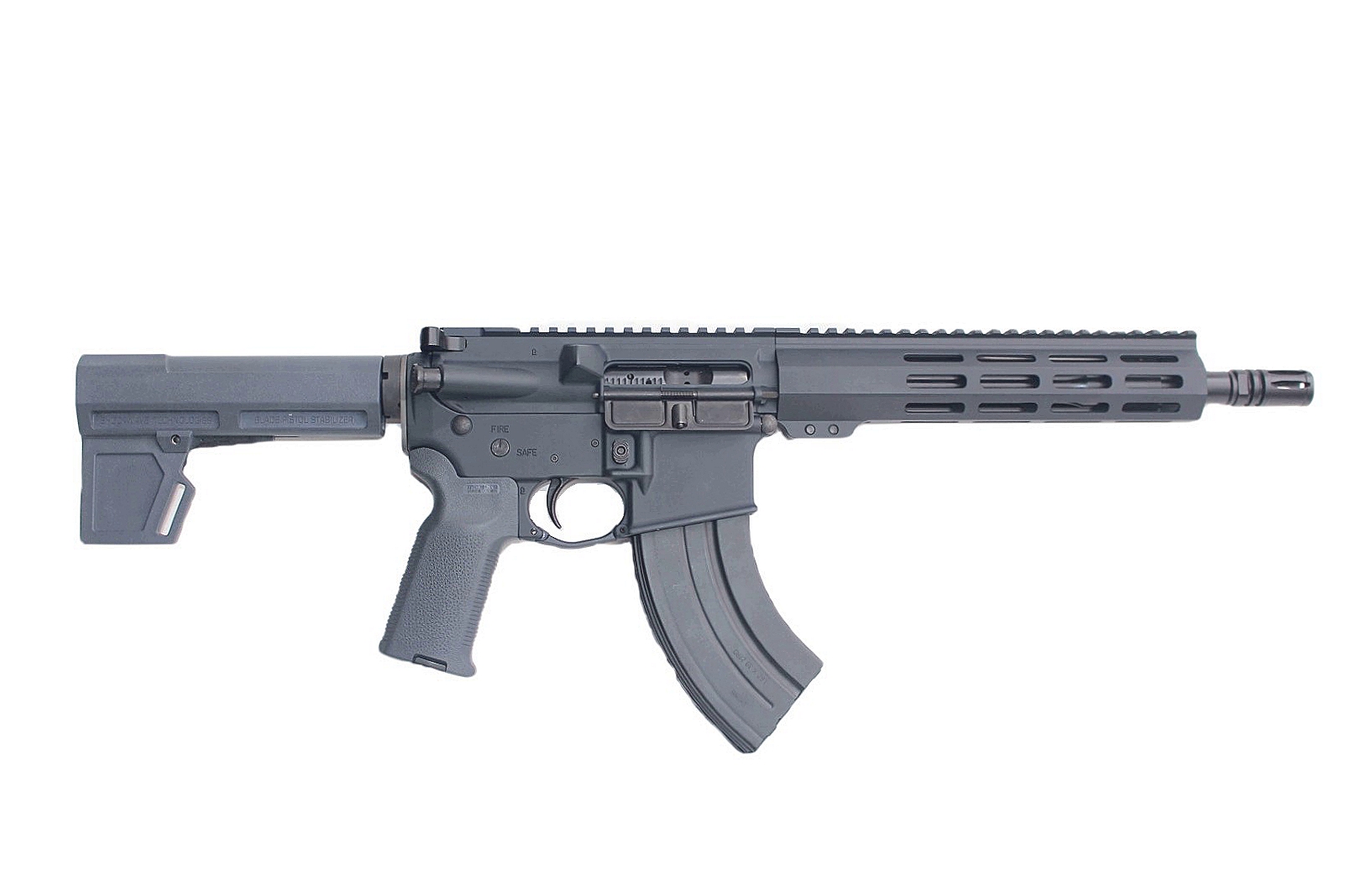 10.5 inch 7.62x39 AR15 Pistol | Stealth Gray
