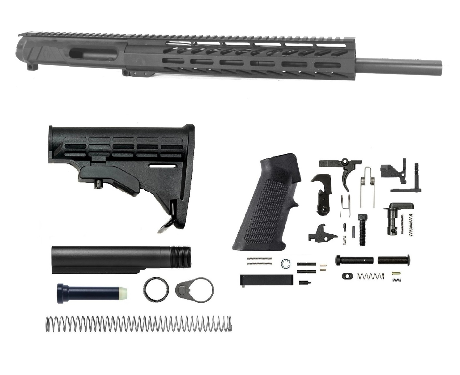 16 inch AR-15 223 Wylde Upper Kit | Unthreaded