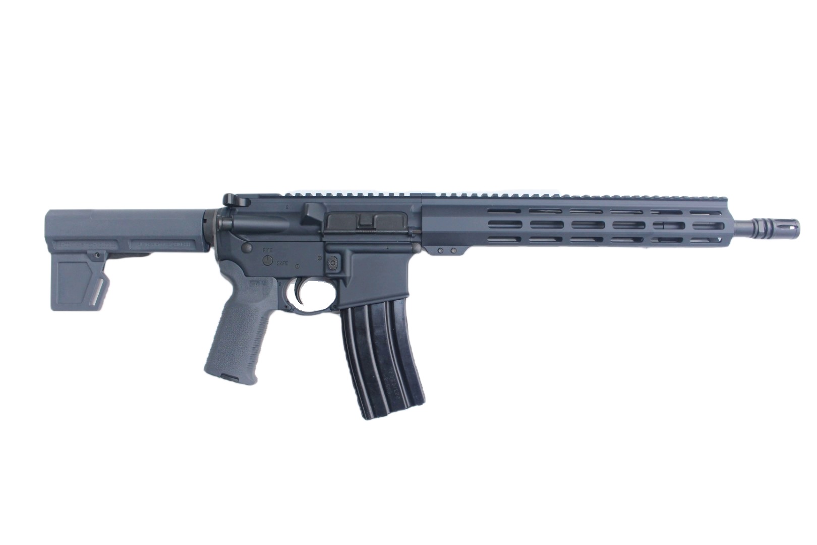 13.7 inch AR-15 5.56 NATO Pistol | Magpul Gray