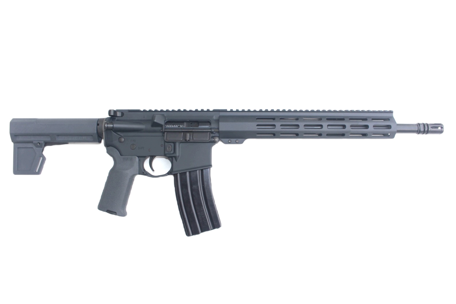 14.5 inch AR-15 5.56 NATO Pistol | Magpul Gray