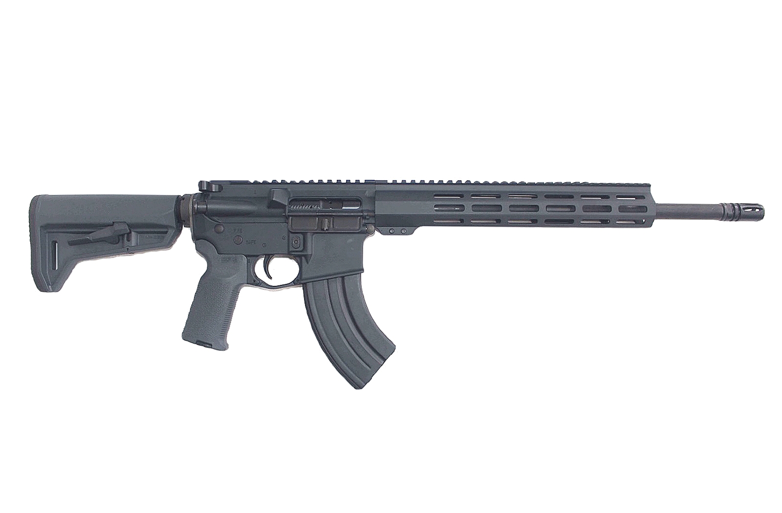 16 inch 7.62x39 AR Rifle | Stealth Gray