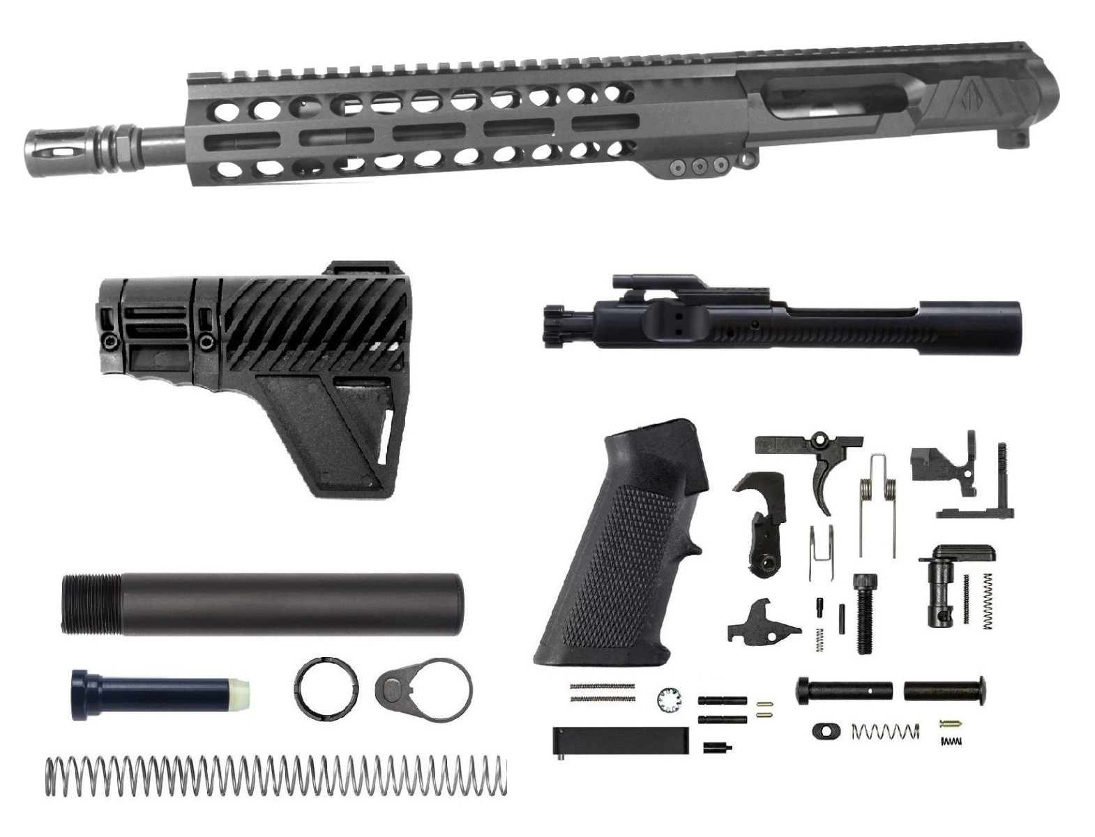 11.5 inch 5.56 NATO AR-15 Side Charging Upper Kit | Pro2A Tactical