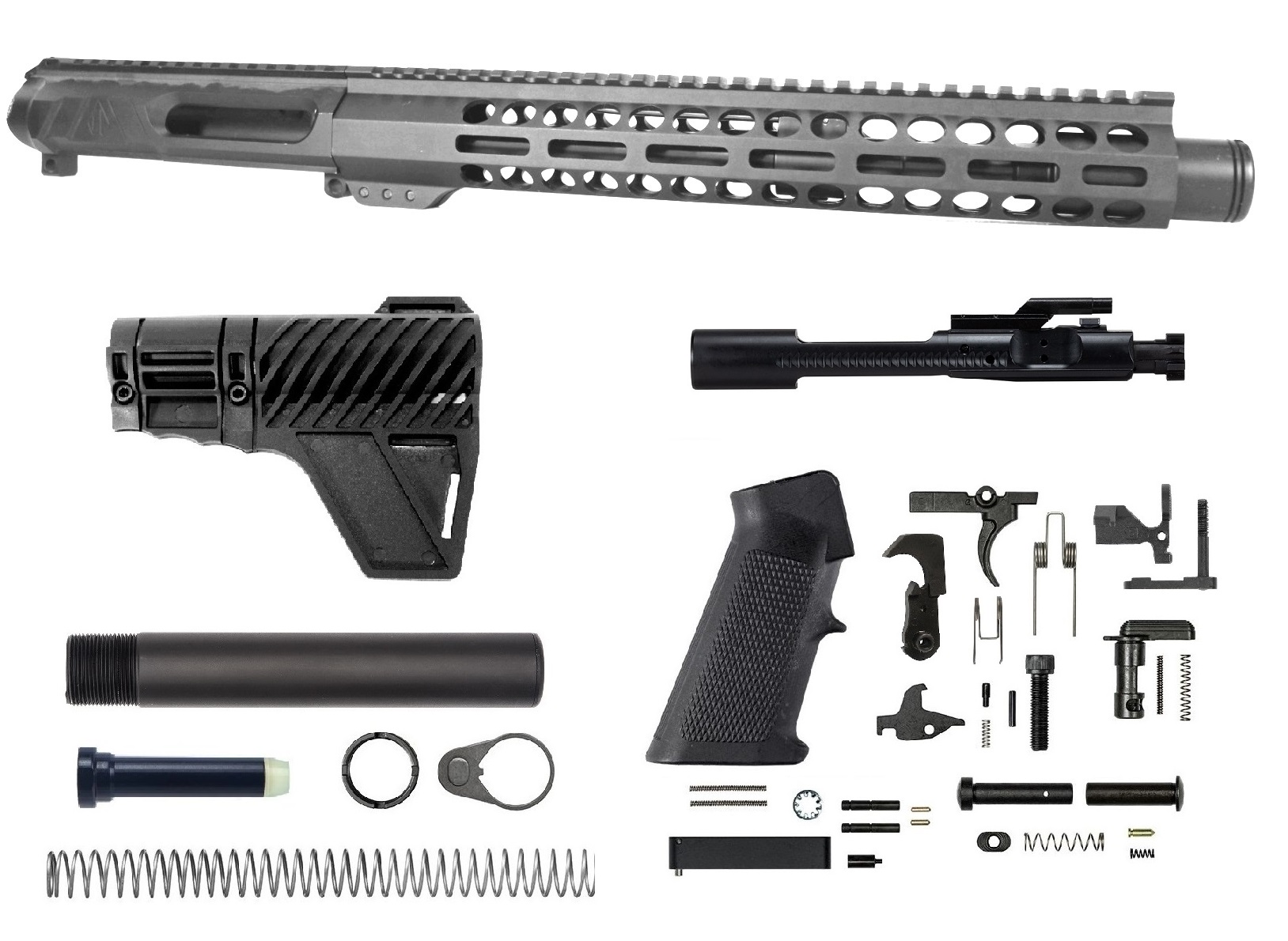 11.5 inch 5.56 NATO AR-15 Side Charging Upper Kit | Pro2A Tactical