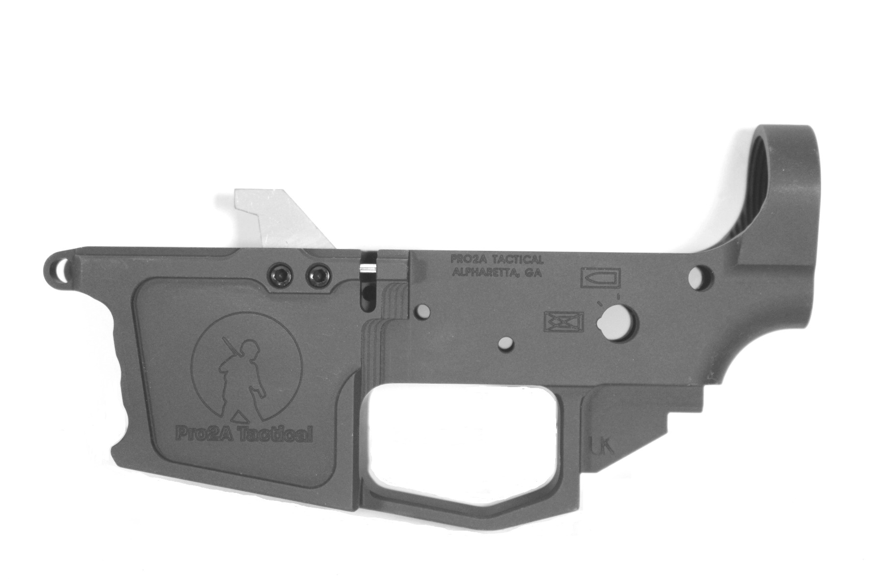Pro2A Tactical's Pro2A 45ACP/10mm AR-45 Stripped Billet Lower Receiver