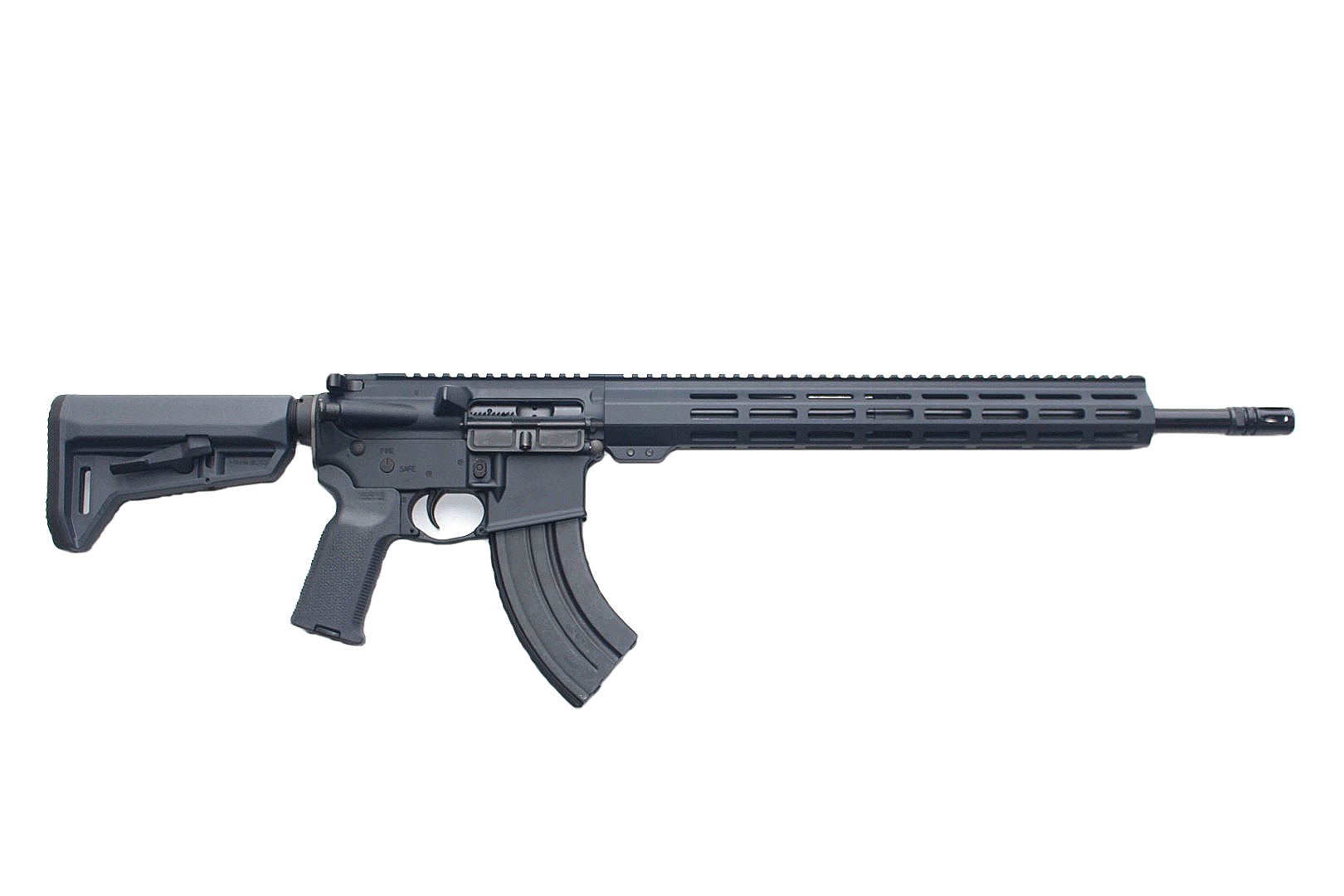 18 inch 7.62x39 AR-15 Rifle | Stealth Gray