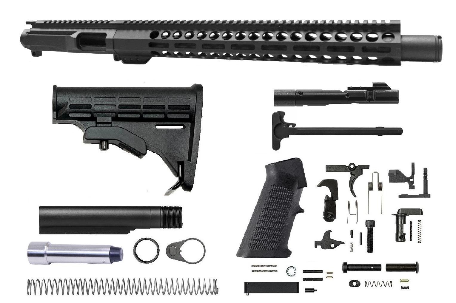 14.5 inch 9mm Upper AR-15 Kit | Pin & Weld