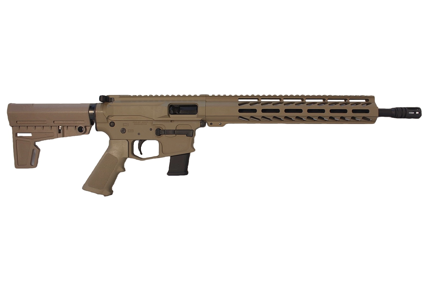 14.5 inch 9mm AR Pistol | Magpul FDE Color