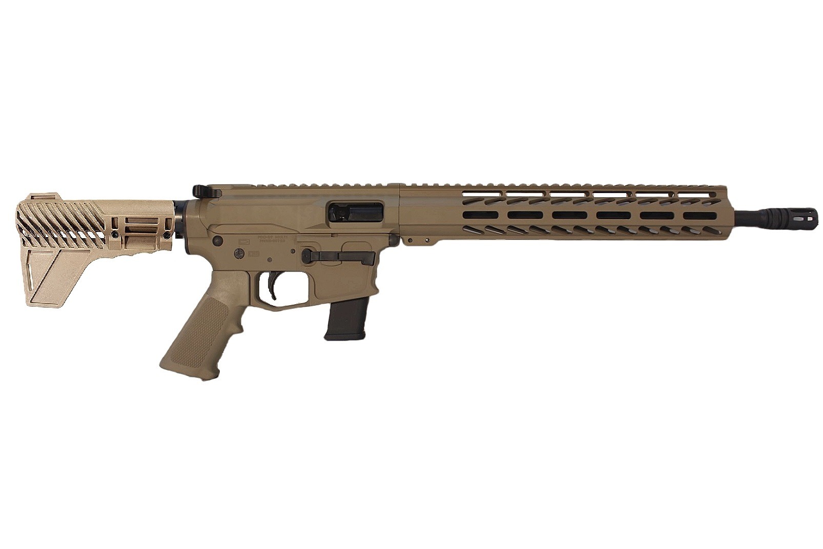 14.5 inch 9mm AR Pistol | Magpul FDE Color