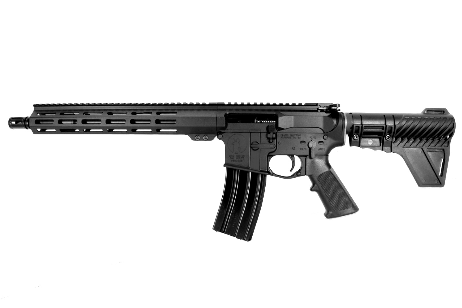 12.5 inch LEFT HAND 5.56 NATO AR-15 Pistol 
