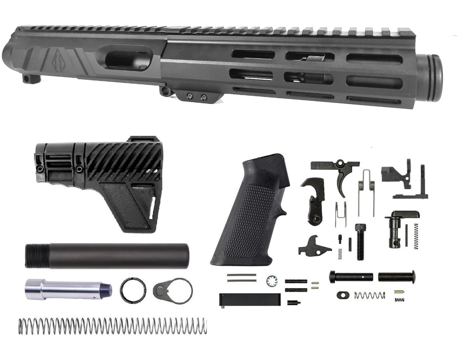 5 inch Side Charging 9mm Pistol Caliber Upper Kit | Pro2A Tactical