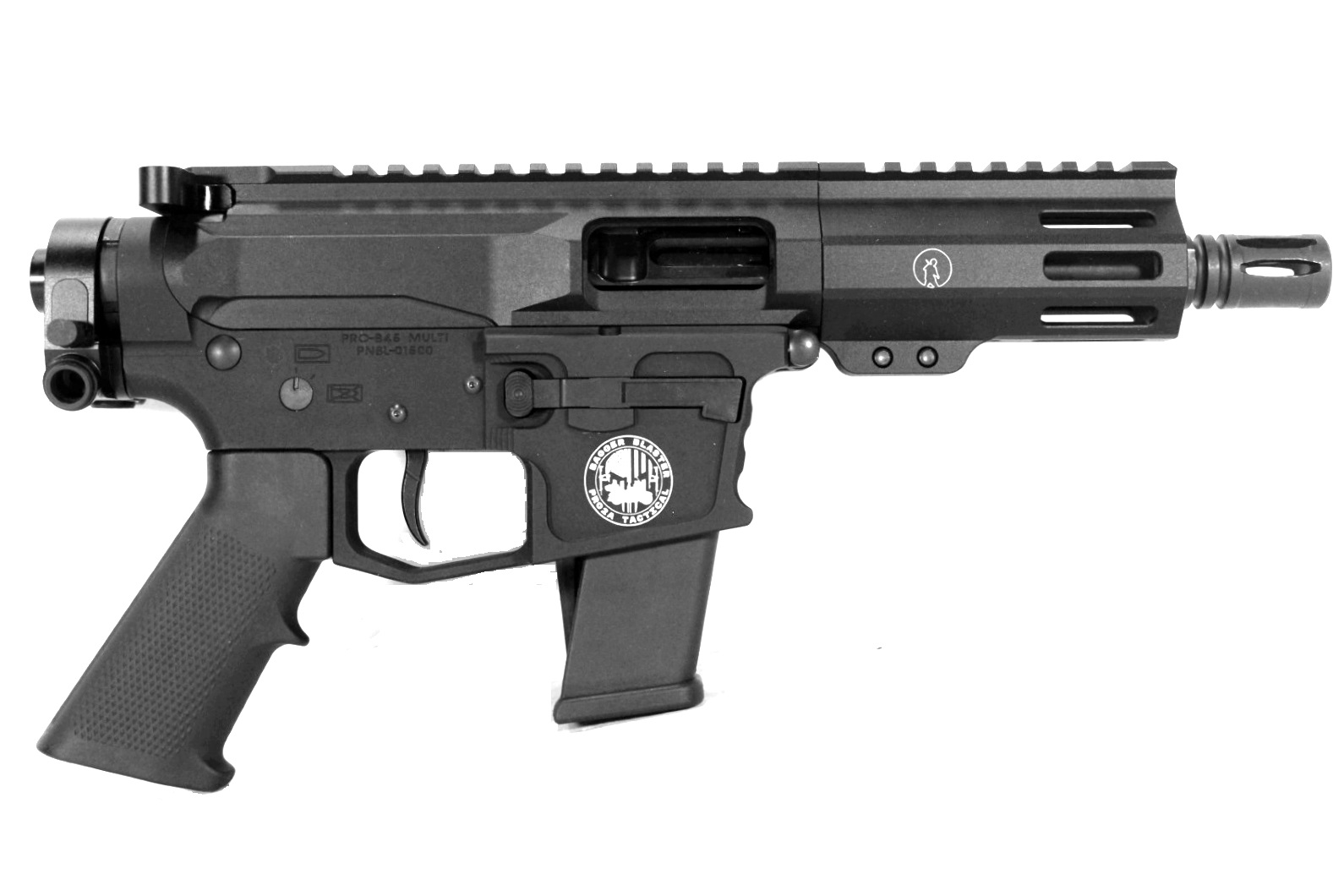 The Bagger Blaster - 5 inch 9mm Pistol Caliber AR-15 Pistol 