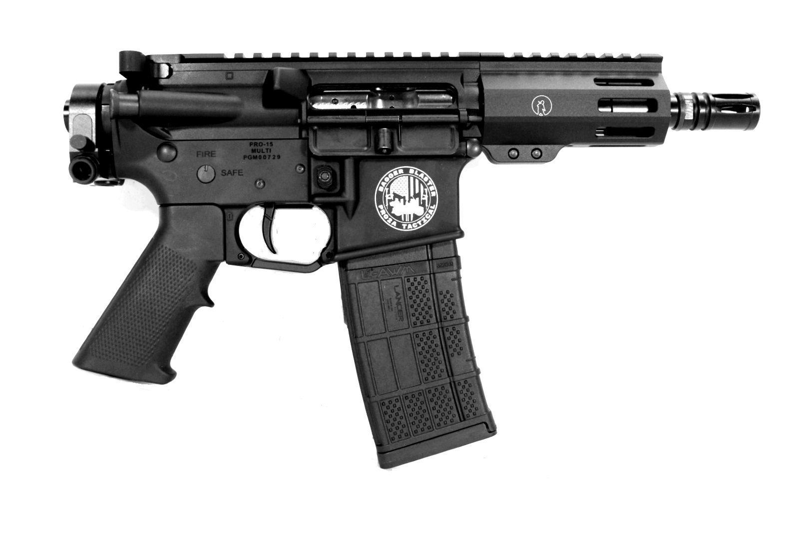 The Bagger Blaster 5 inch 5.56 NATO AR-15 Pistol 