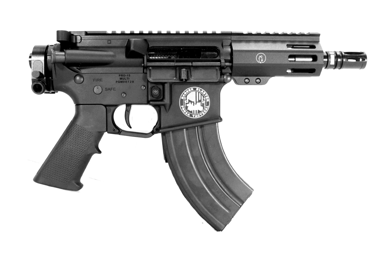 The Bagger Blaster - 5 inch 7.62x39 AR-15 Pistol 