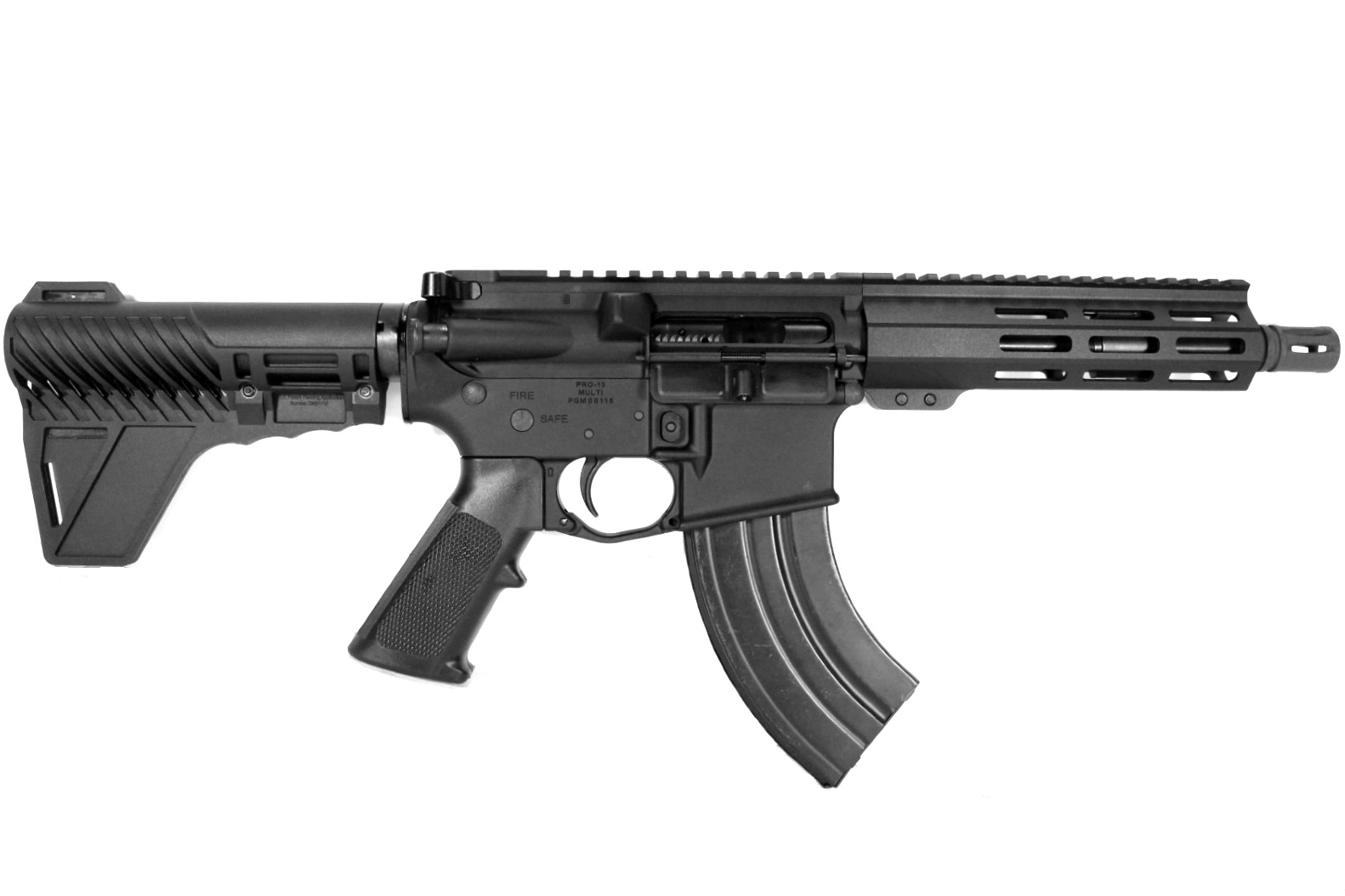 Pro2A Tactical's Patriot 7.5 inch AR-15 7.62x39 M-LOK Complete Pistol