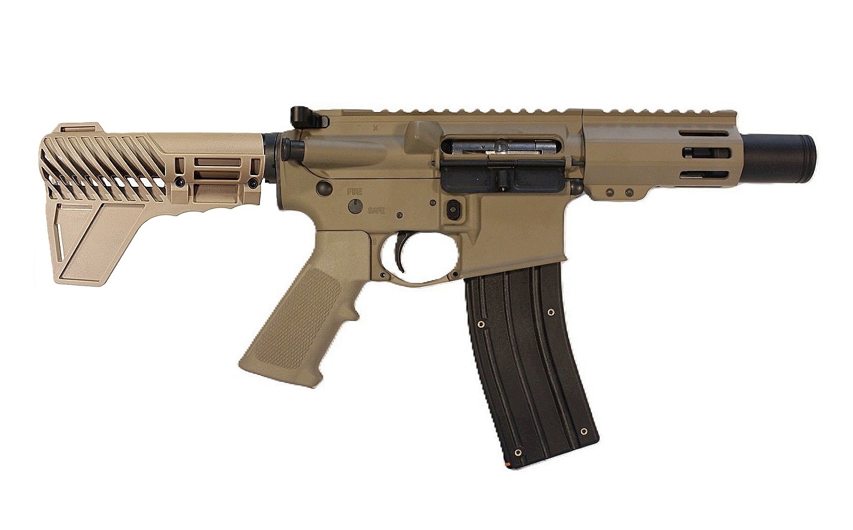 4.5 inch 22LR AR-15 Pistol - Made in the USA | FDE Color 