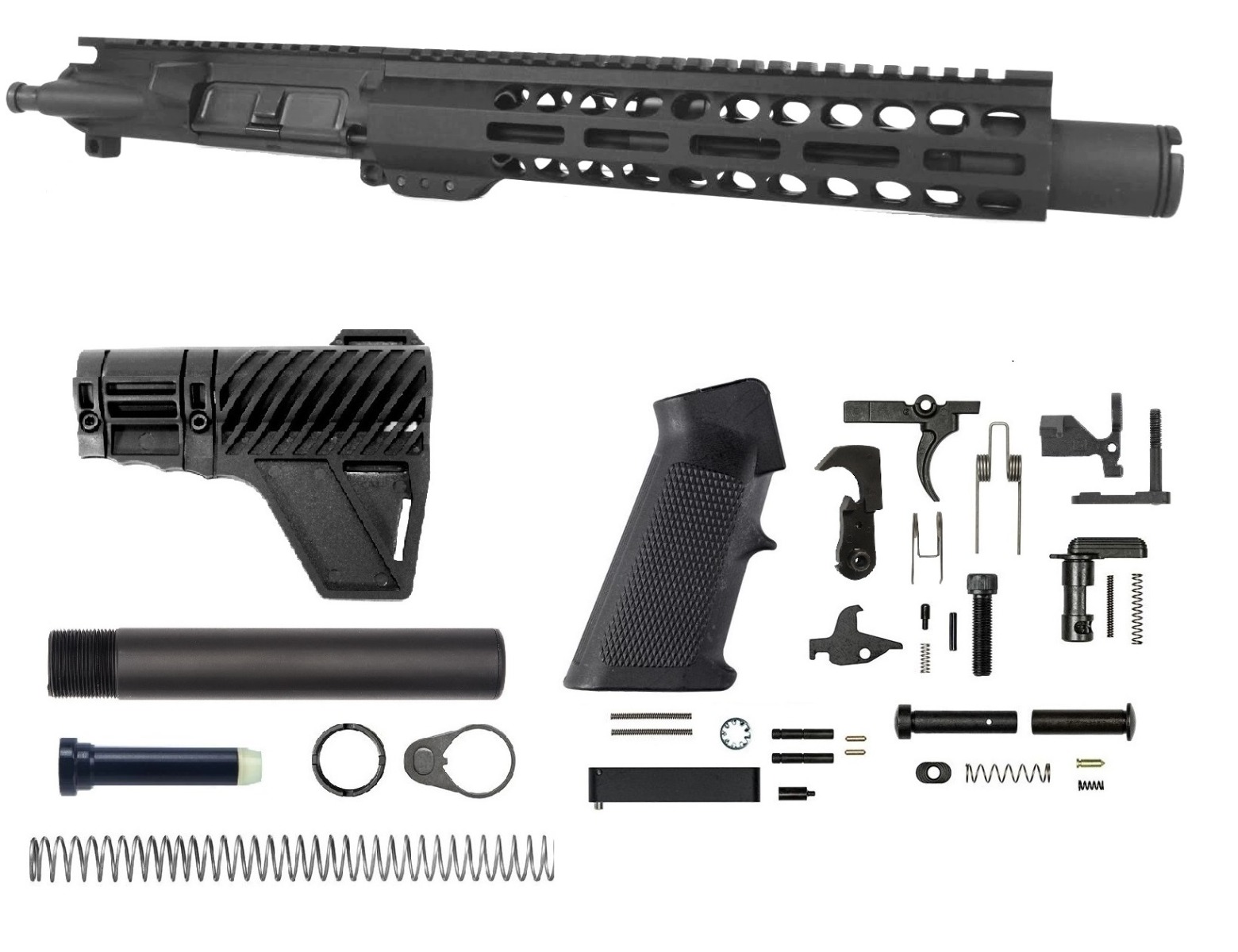 9 inch 300 Blackout AR-15 Upper Kit w/Can | Pro2A Tactical