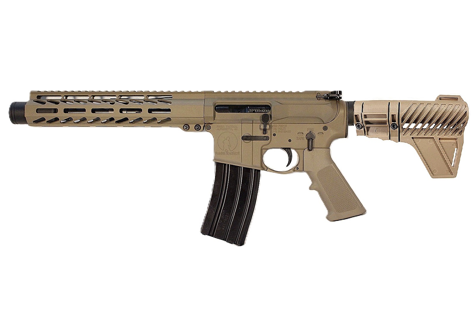 8.5 inch LEFT HAND 300 Blackout Pistol | FDE | USA MADE