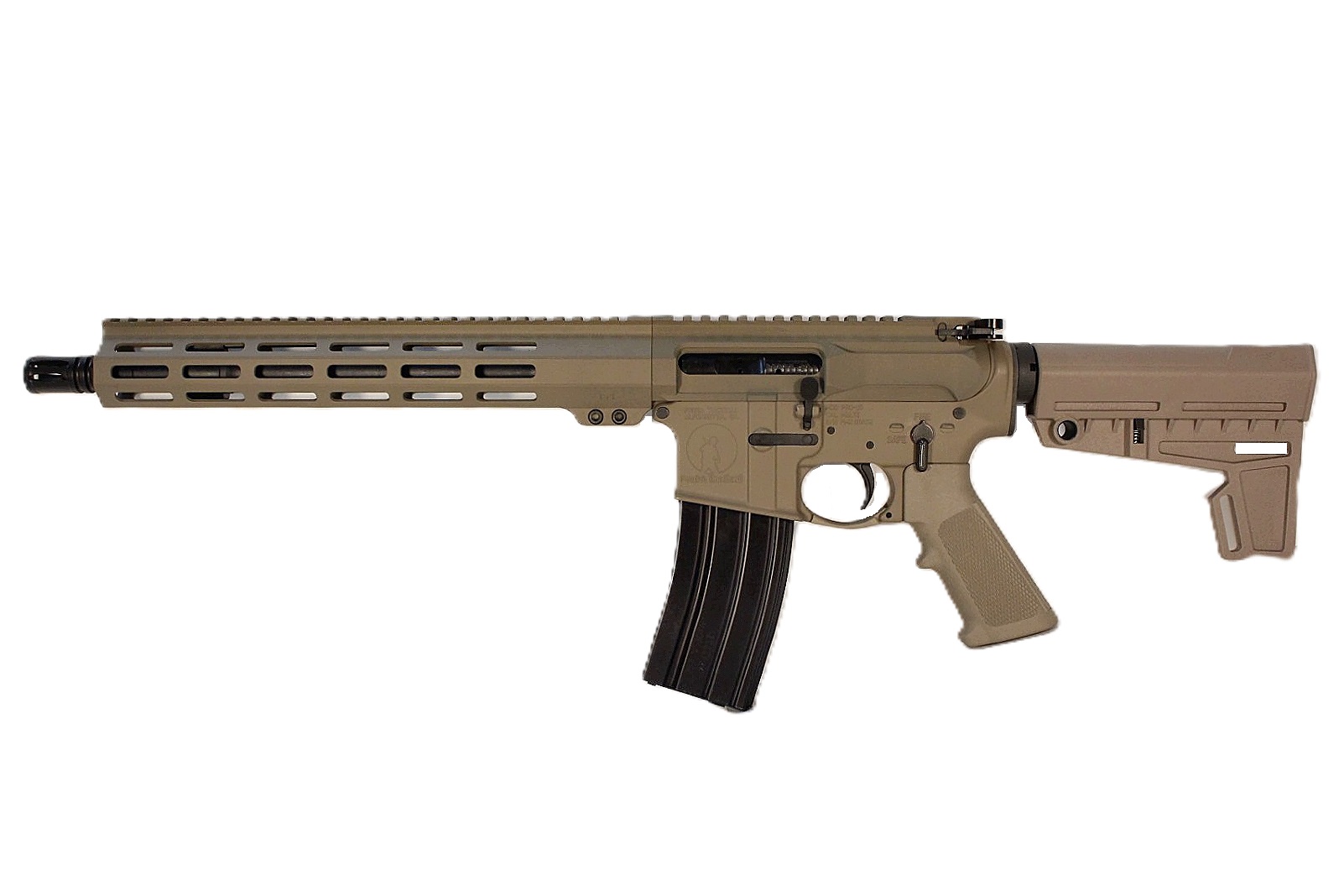 12.5 inch 5.56 NATO Mid Length Pistol | FDE
