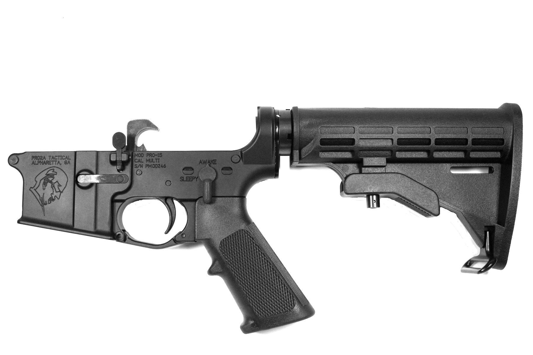 Complete Rifle Pro2A Tactical Sleepy Joe Lower Receiver AR-15 AR15 