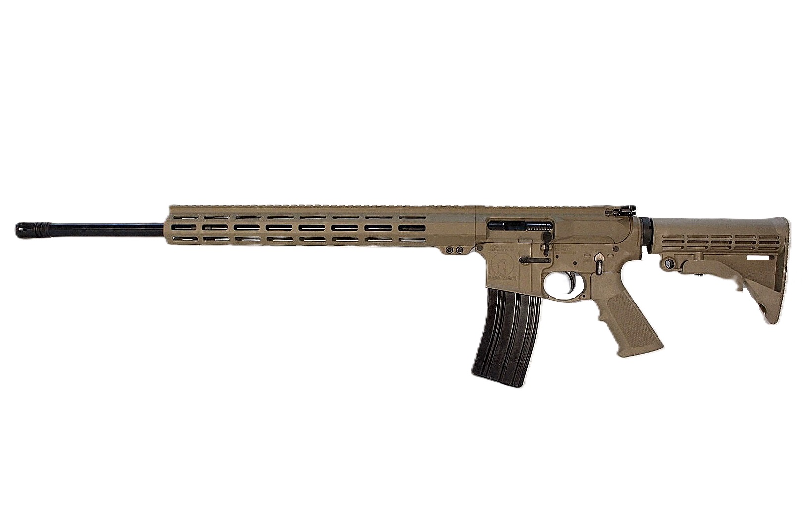 22 inch 5.56 NATO AR Rifle | LEFT HAND | FDE