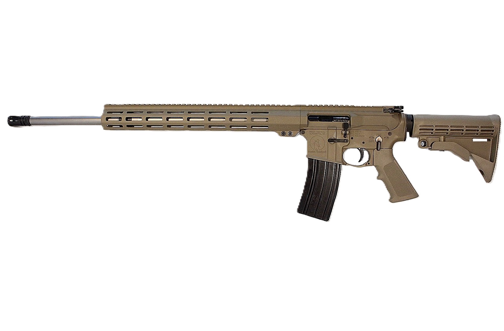 22 inch 223 Wylde AR Stainless Rifle | LEFT | FDE