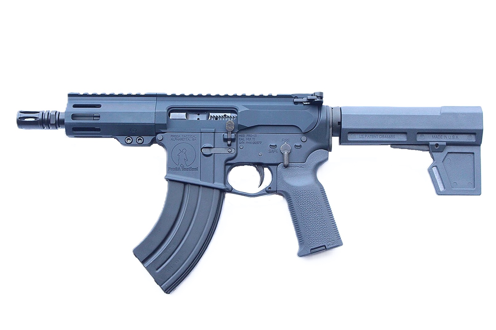 5 inch 7.62x39 AR Pistol | FDE | LEFT HANDED