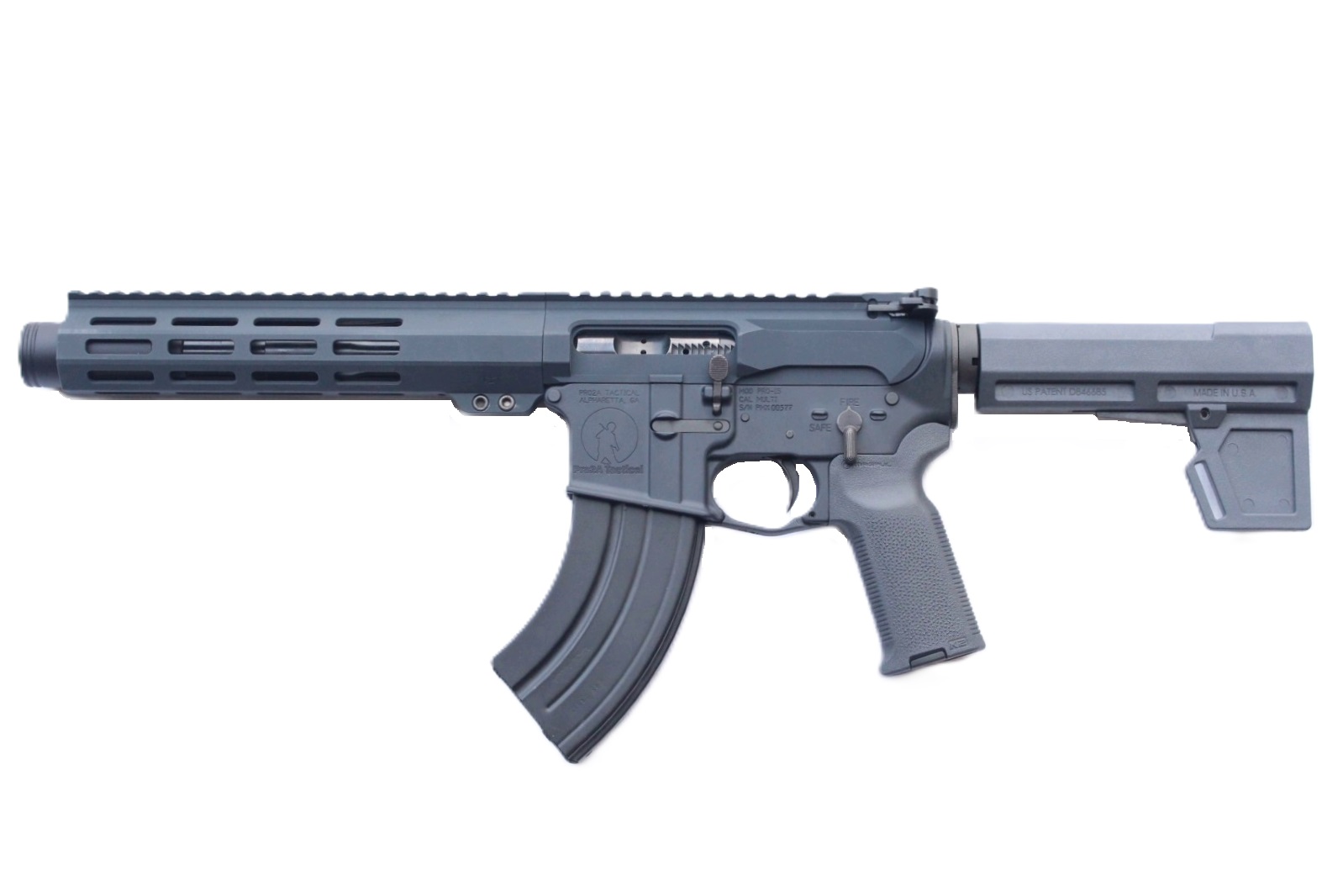 7.5 inch 7.62x39 AR Pistol |FDE | US MADE | LEFTHAND