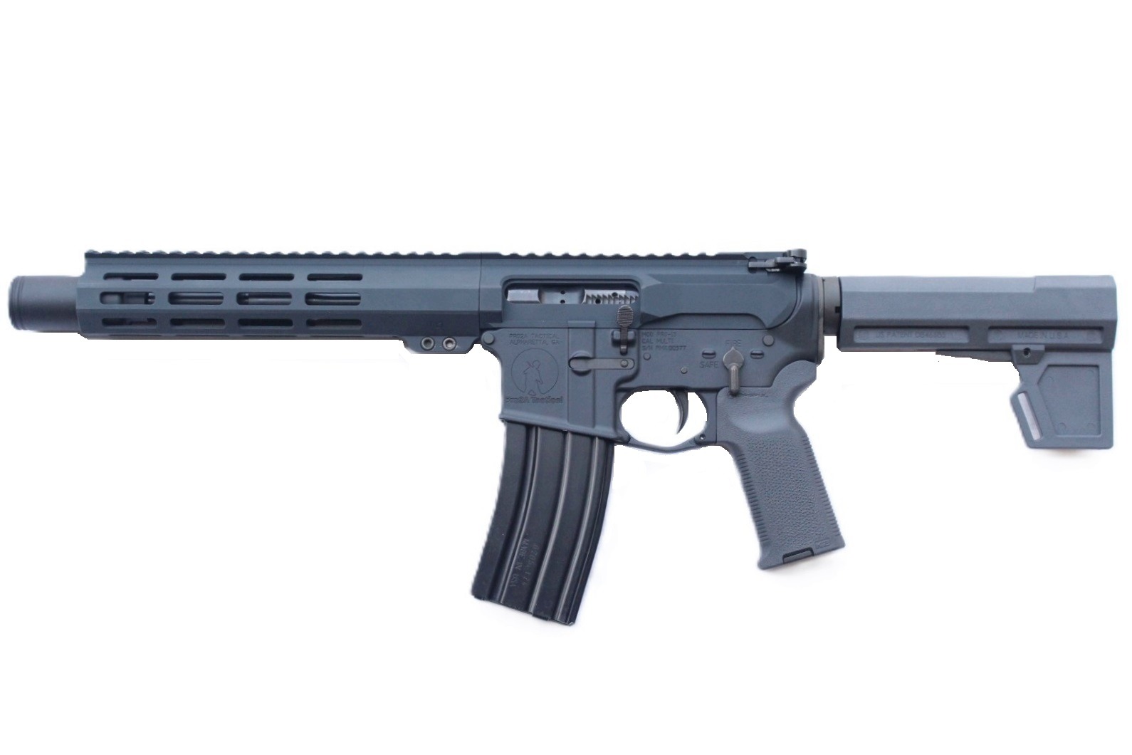 7.5 inch 400 Legend Pistol | LEFT HAND | Gray Color 