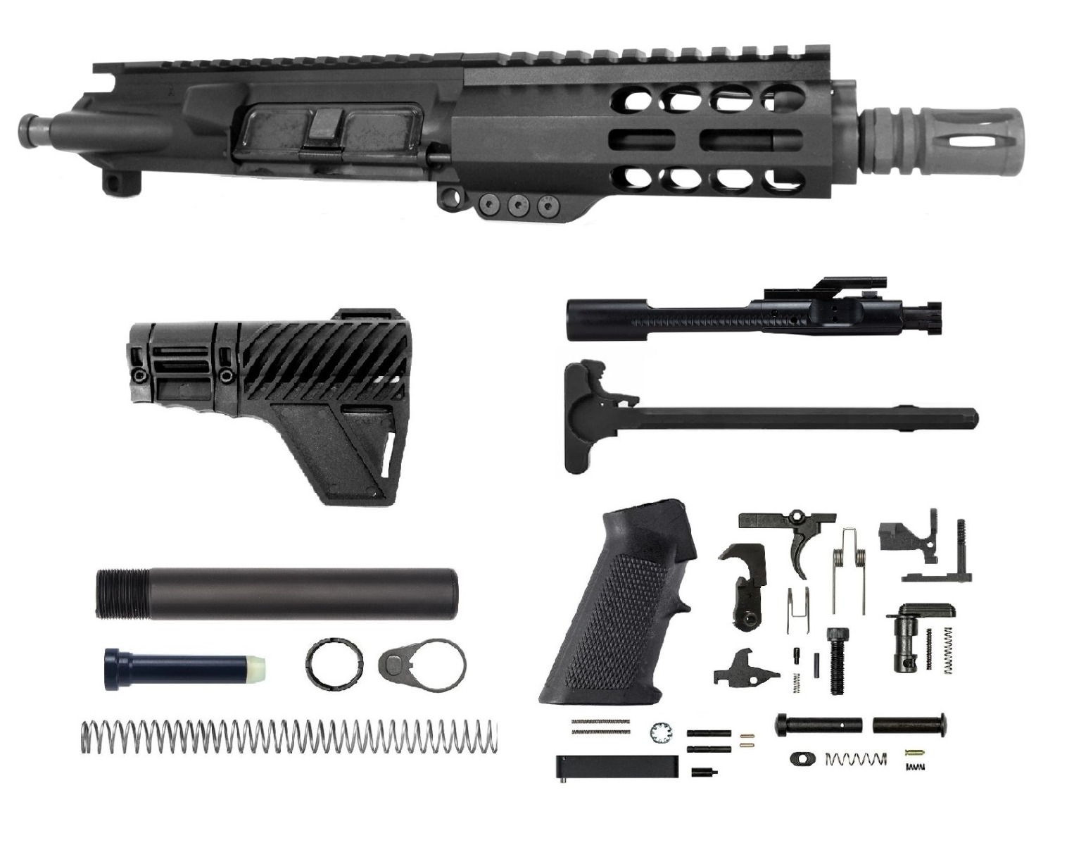 6 inch AR-15 300 BLACKOUT M-LOK Melonite Upper kit | Pro2A Tactical