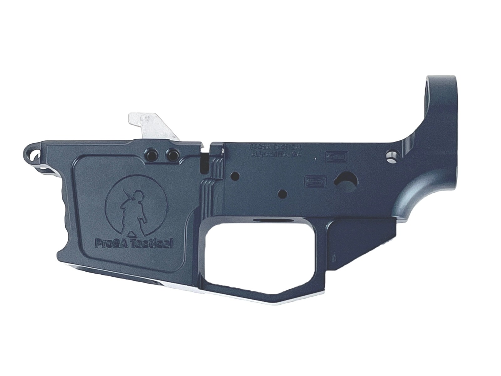 Pro2A 45 ACP Stripped Billet Lower Receiver Gray