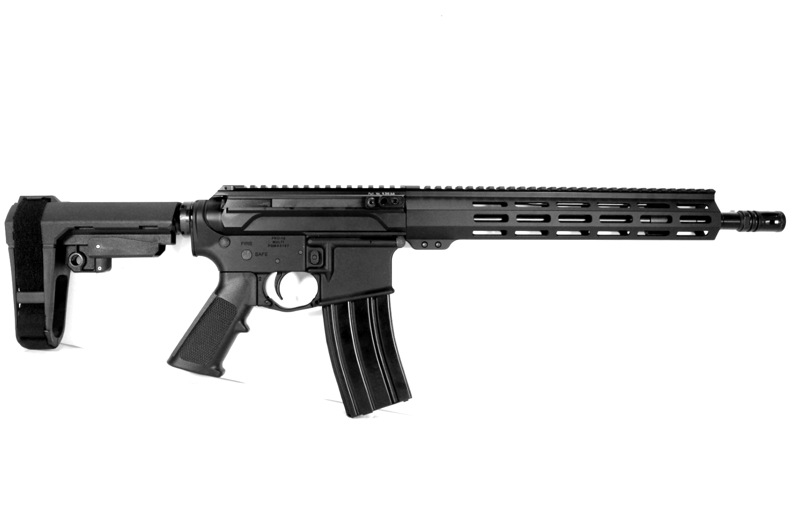 LEFT HAND 13.7 inch 5.56 NATO Side Charging Pistol | Pro2A Tactical