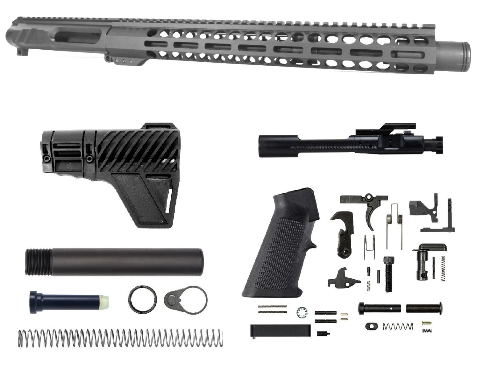 13.7 inch 5.56 NATO AR Side Charging Upper Kit | Pro2A Tactical