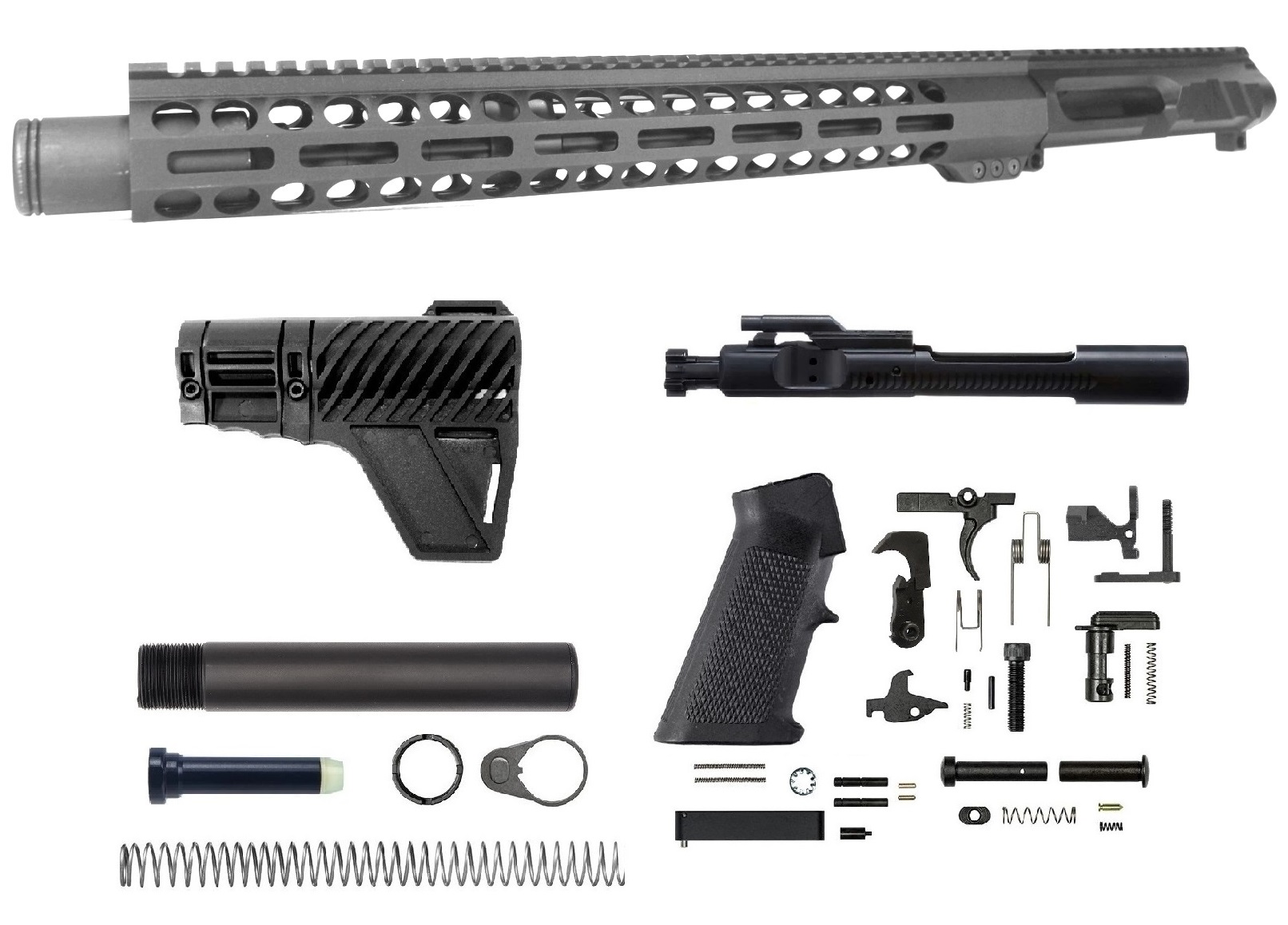 13.7 inch 5.56 NATO Left Hand SC Upper Kit | Pro2A Tactical