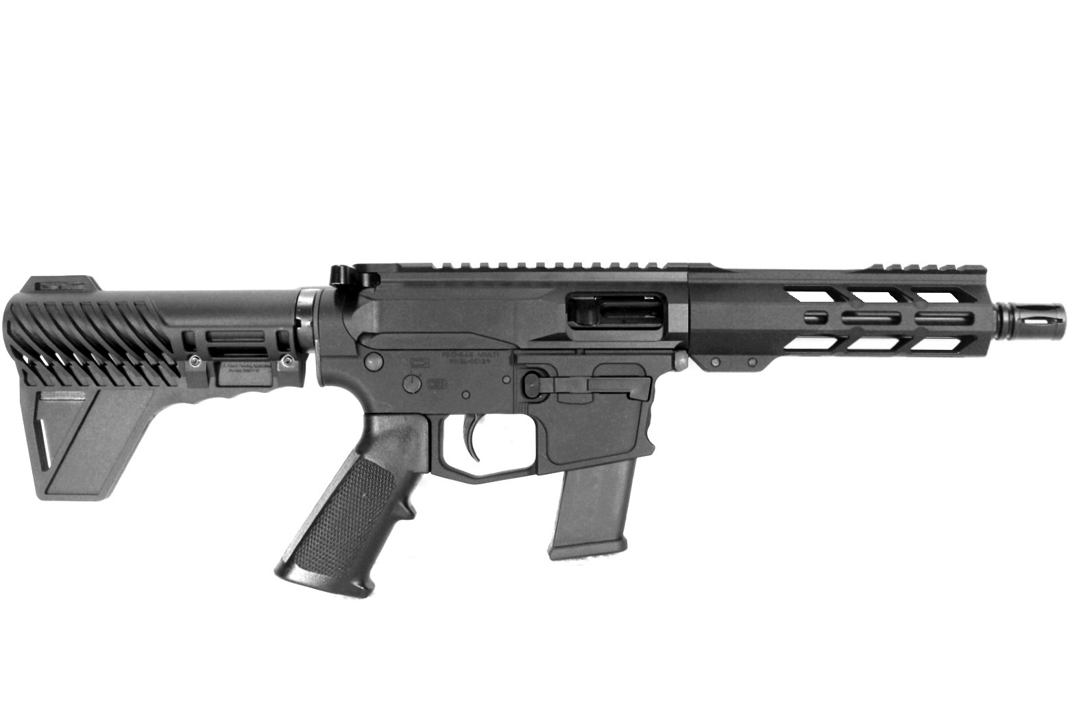 7.5 inch AR-15 AR-45 45 ACP M-LOK Complete Pistol - Patriot Line By Pro2a Tactical