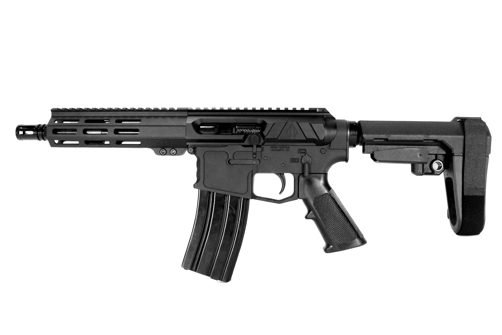 LEFT HAND 7.5 inch AR-15 300 Blackout Side Charging AR Pistol - Valiant By Pro2A Tactical