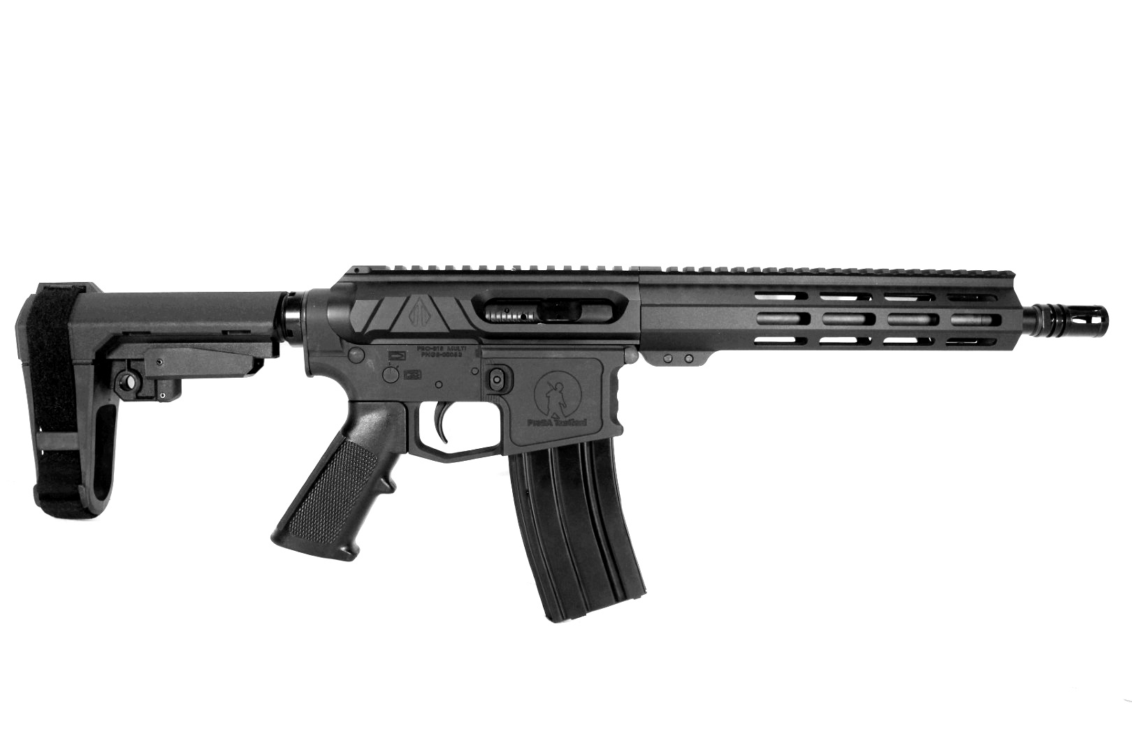 10.5 inch 5.56 NATO M-LOK AR Side Charging Pistol | Lifetime Warranty