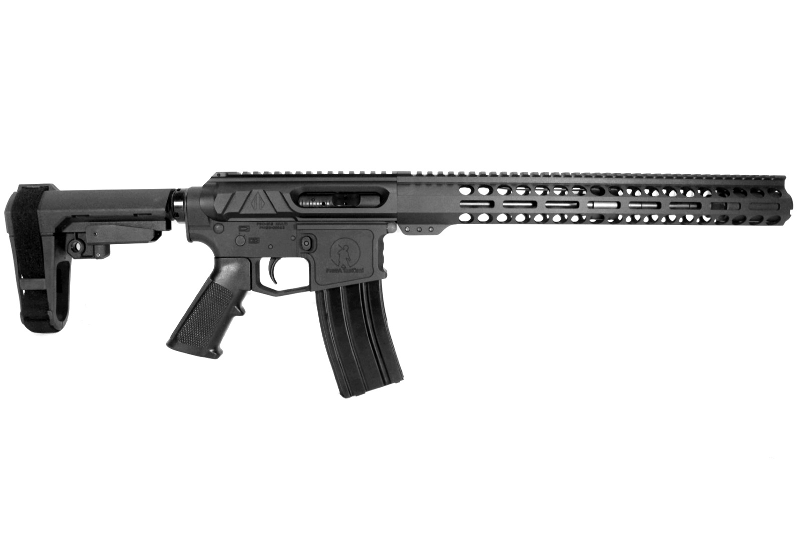 12.5 inch 5.56 NATO AR-15 Side Charging Pistol | Made in the USA