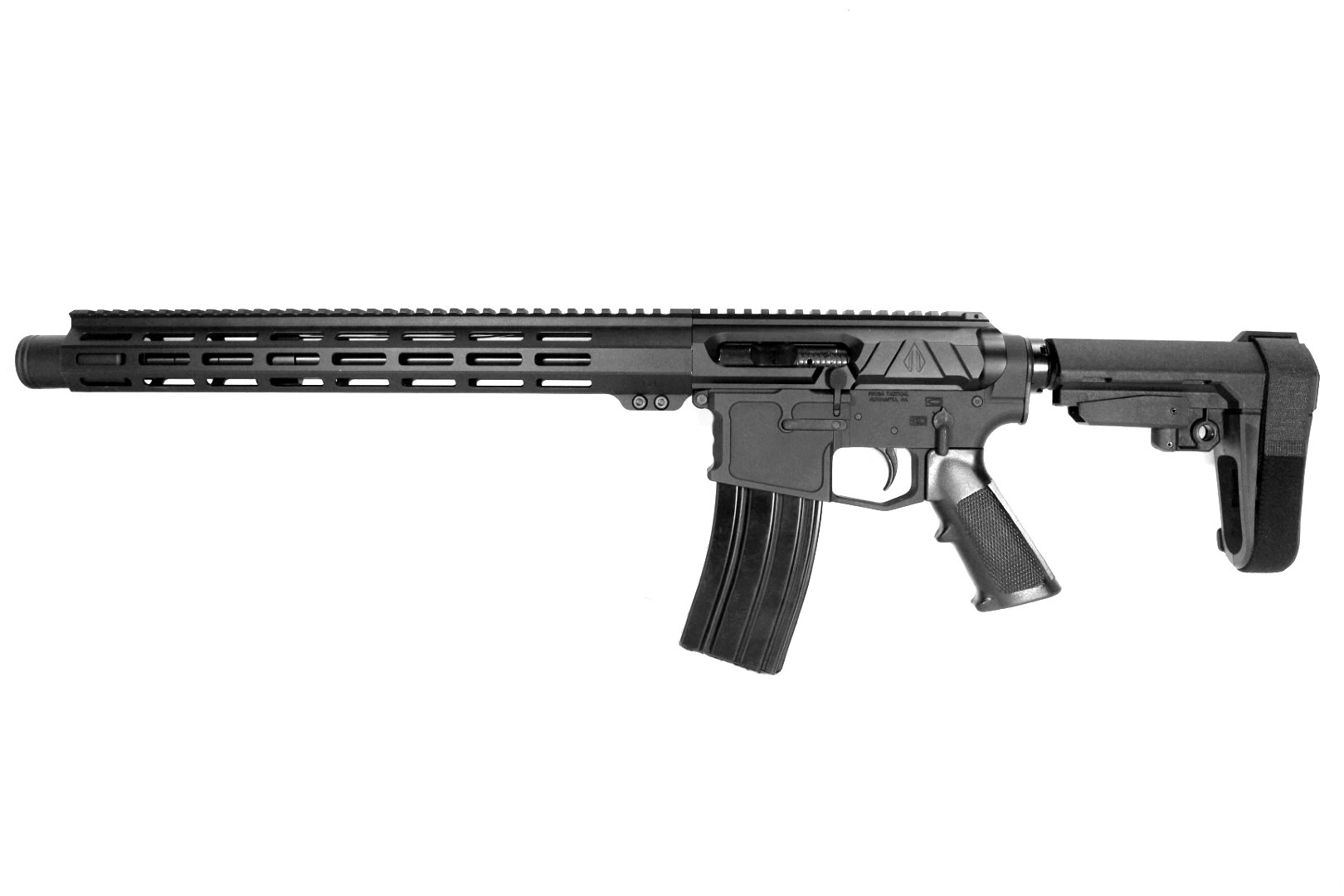 LEFT HAND 13.7 inch 5.56 NATO Side Charging Pistol | Pro2A Tactical