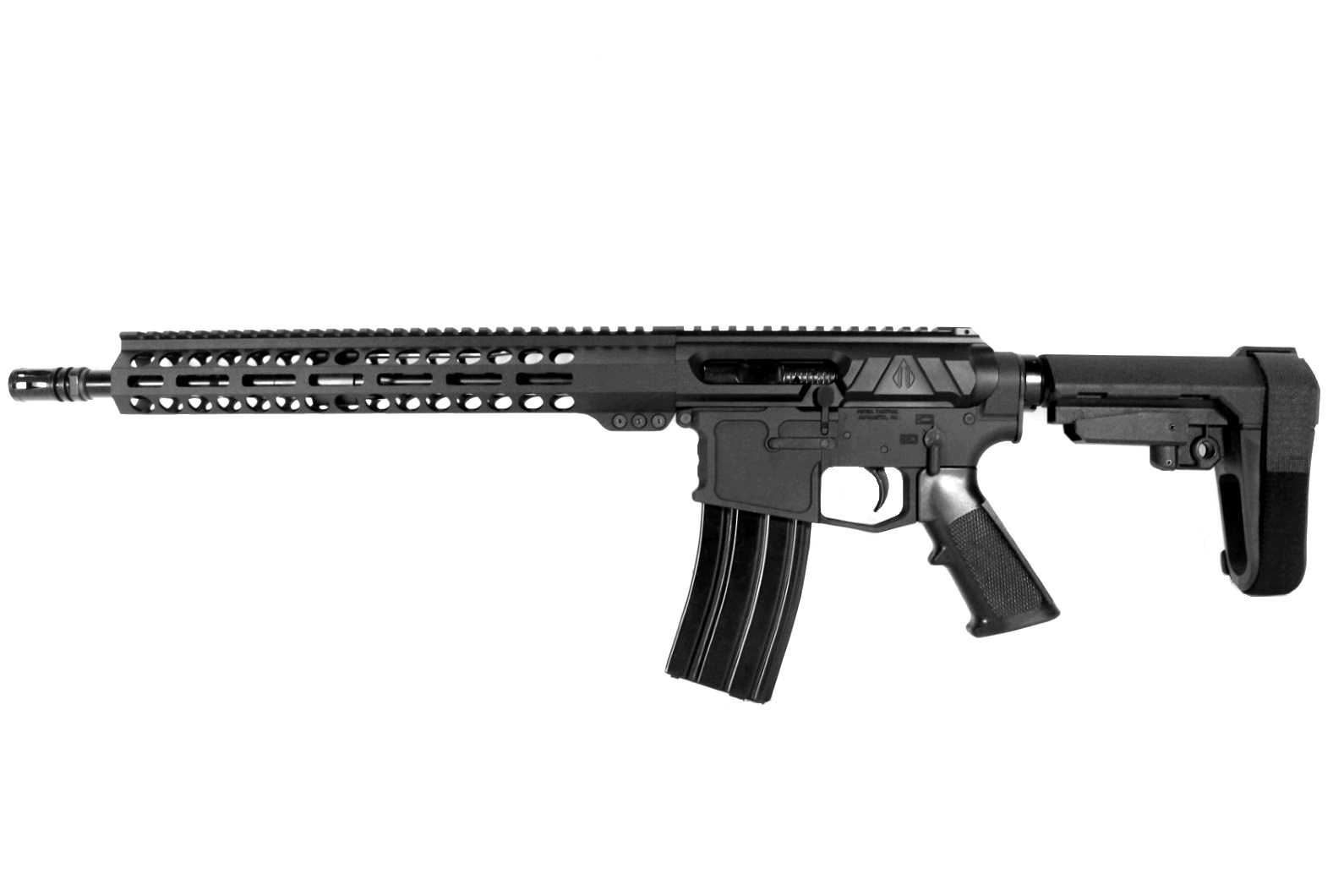 LEFT HAND 14.5 inch 5.56 NATO Side Charging AR Pistol | Pro2a Tactical