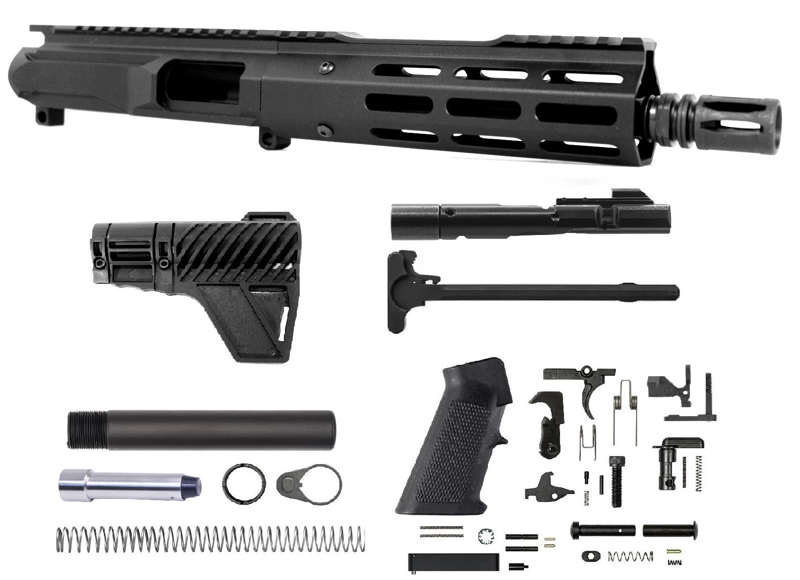 8 inch 9mm Pistol Caliber Upper Kit | Pro2A Tactical