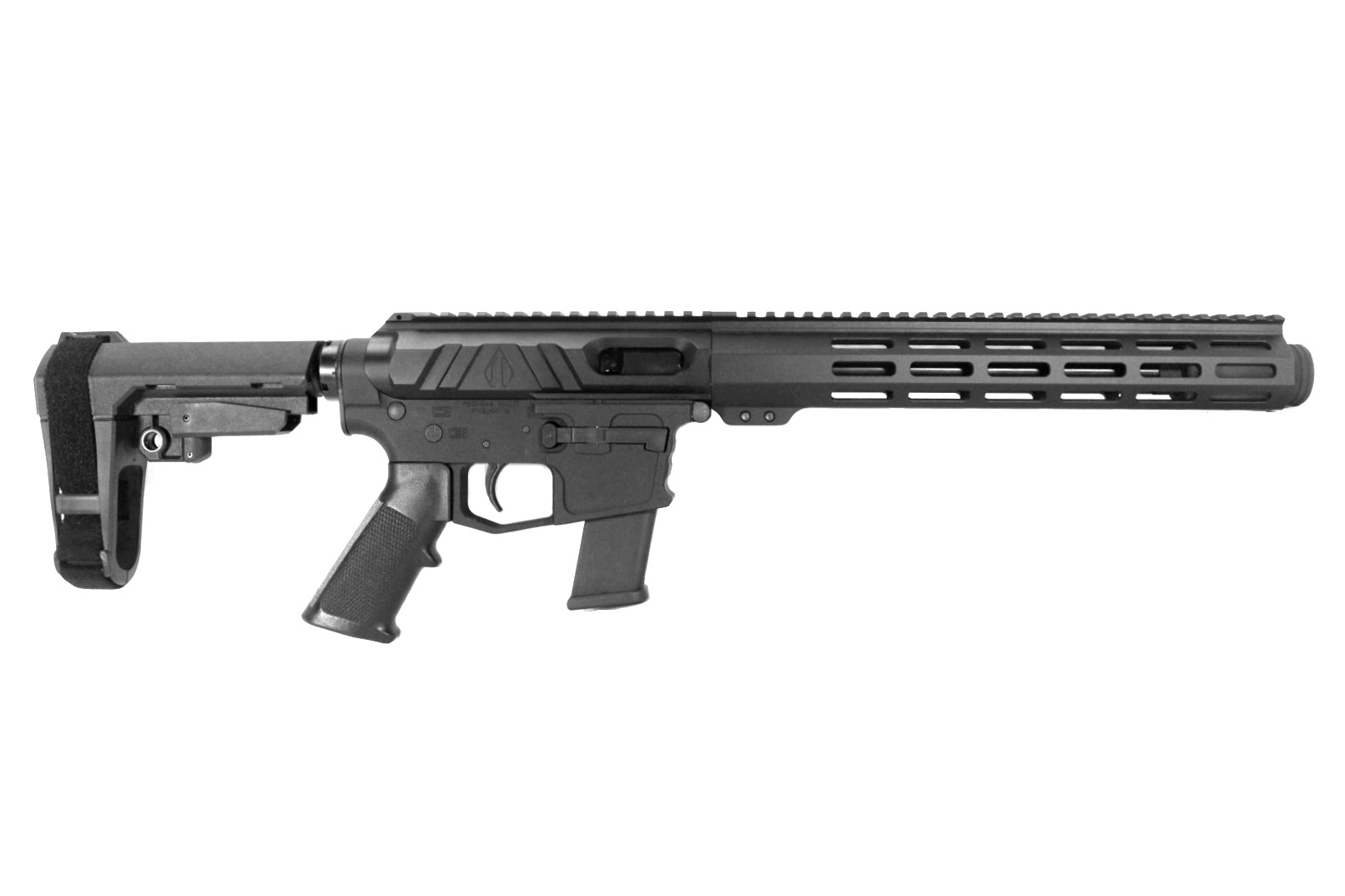 10.5 inch 45 ACP Side Charging AR Pistol | Pro2A Tactical | PCC