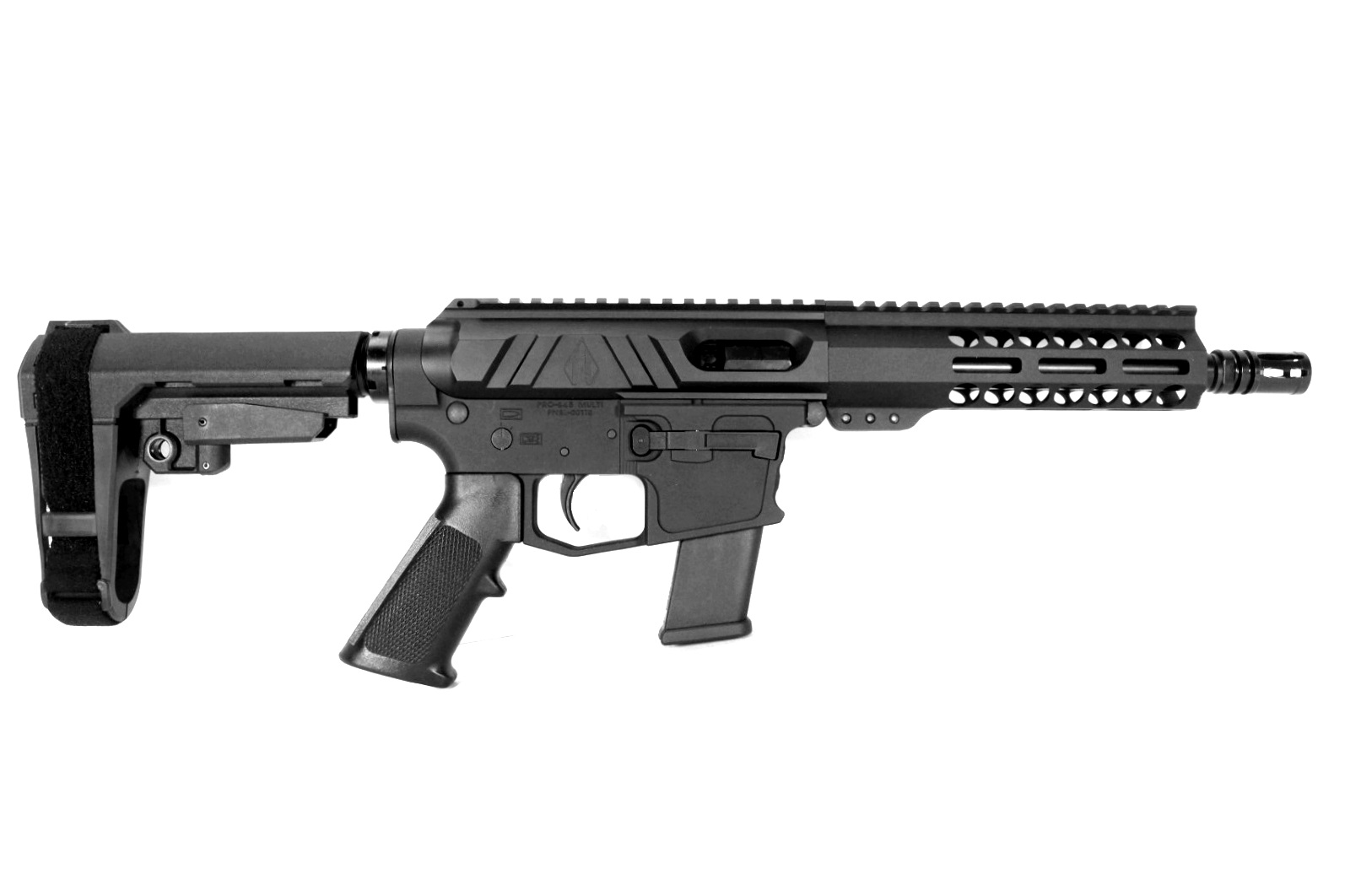 8.5 inch 10mm Side Charging AR-15 Pistol