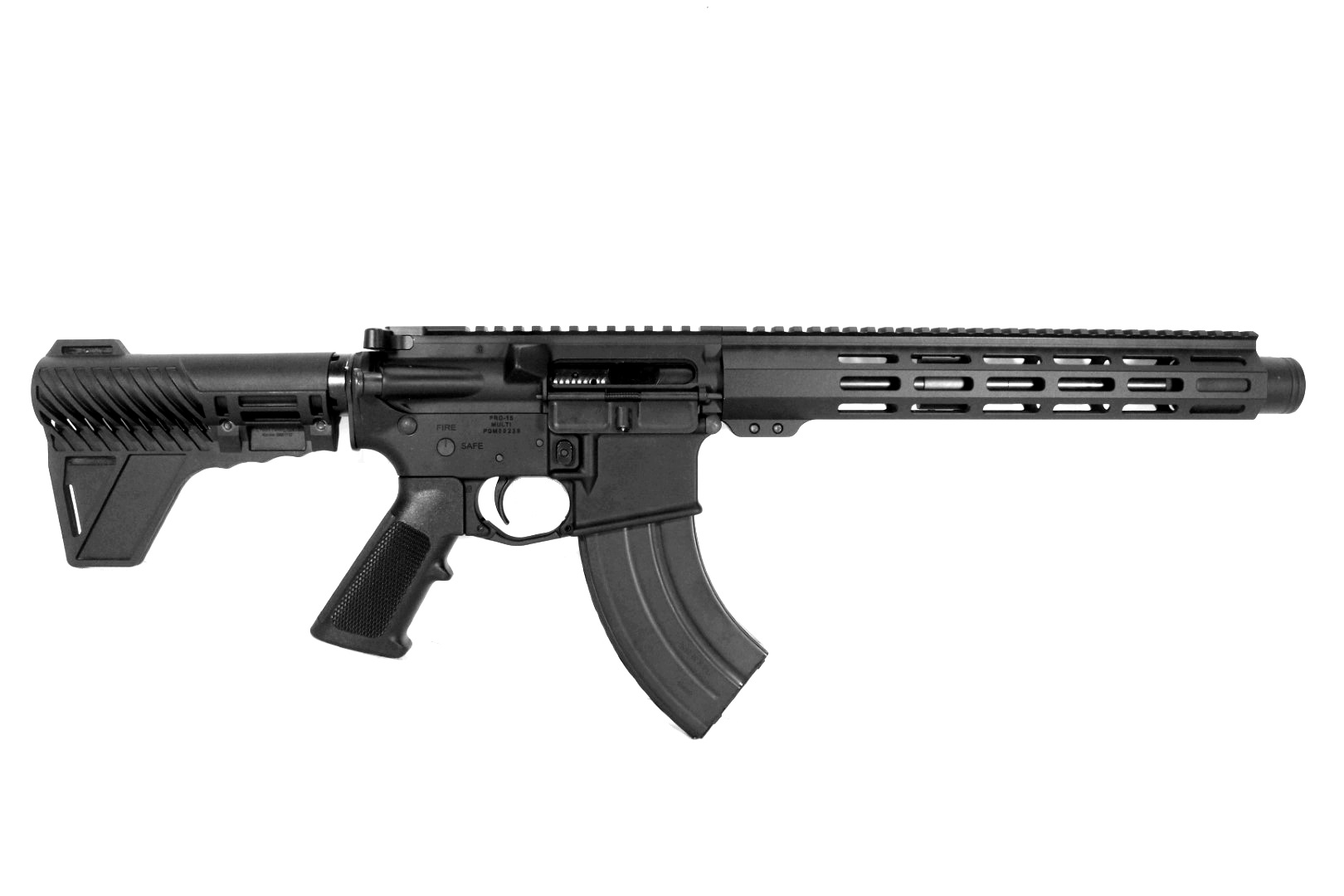 10.5 inch 7.62x39 AR-15 Pistol | Enhance Firing Pin | Shoot Russian Ammo