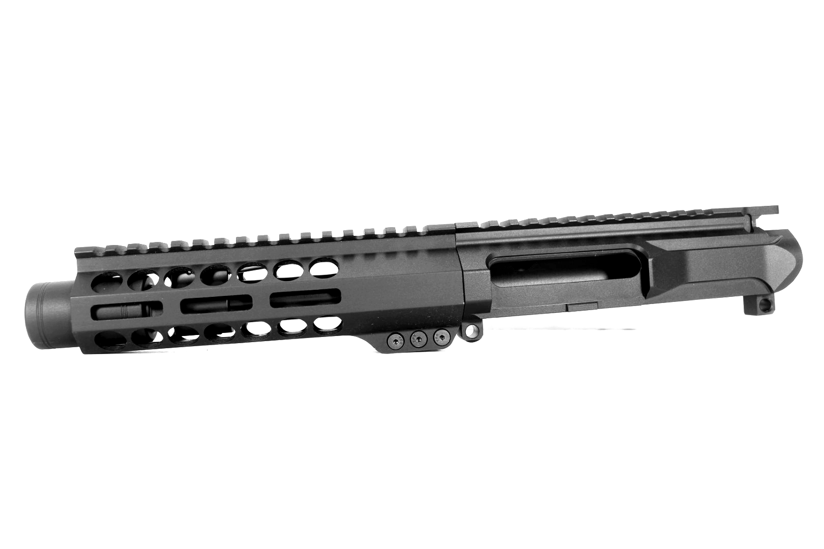 6 inch LEFT HANDED AR-15 300 Blackout M-LOK Nitride Upper w/Can 