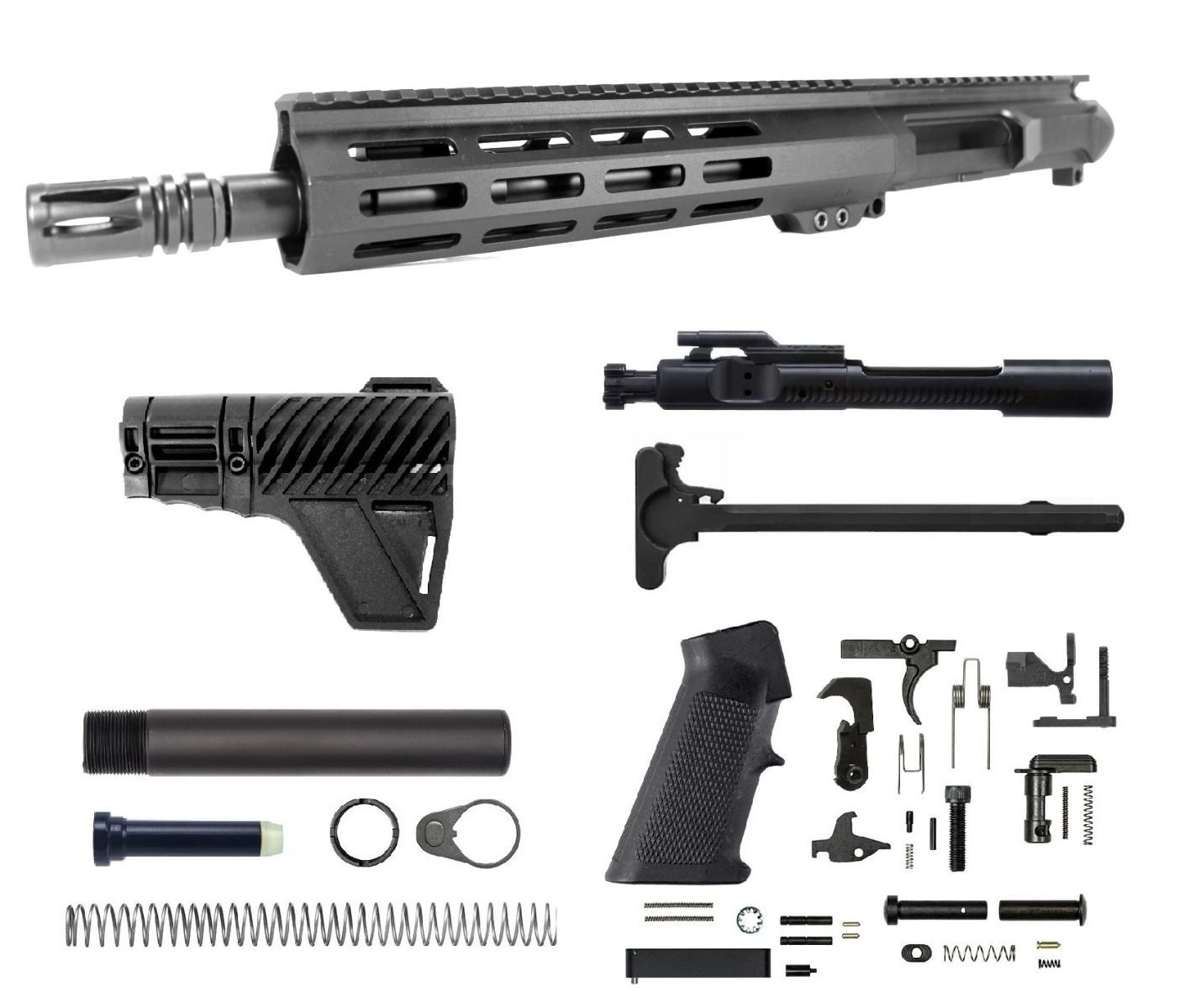 10.5 inch 5.56 NATO Left Hand Upper Kit | Pro2A Tactical