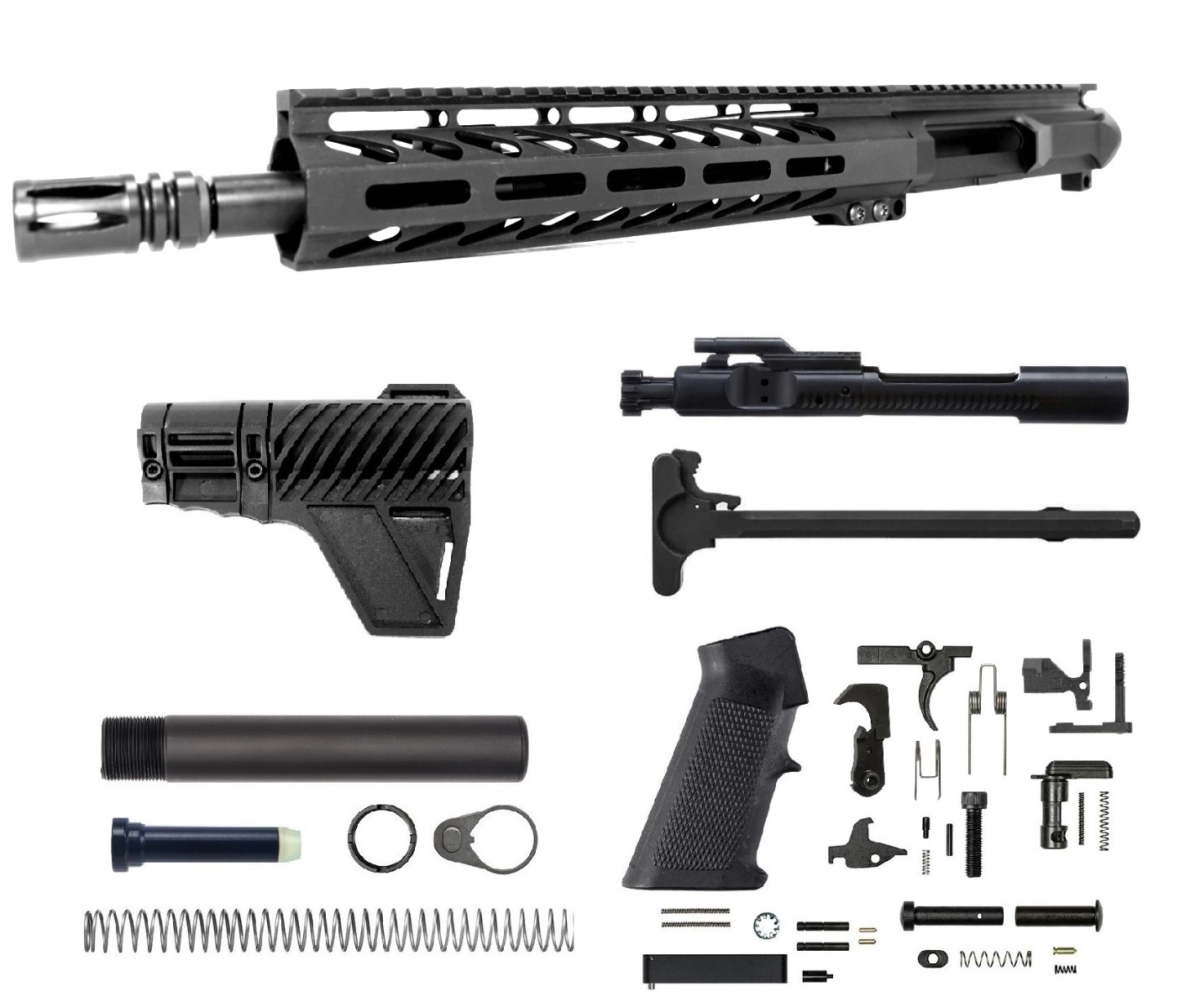11.5 inch 5.56 NATO Left Hand Upper Kit | Pro2A Tactical